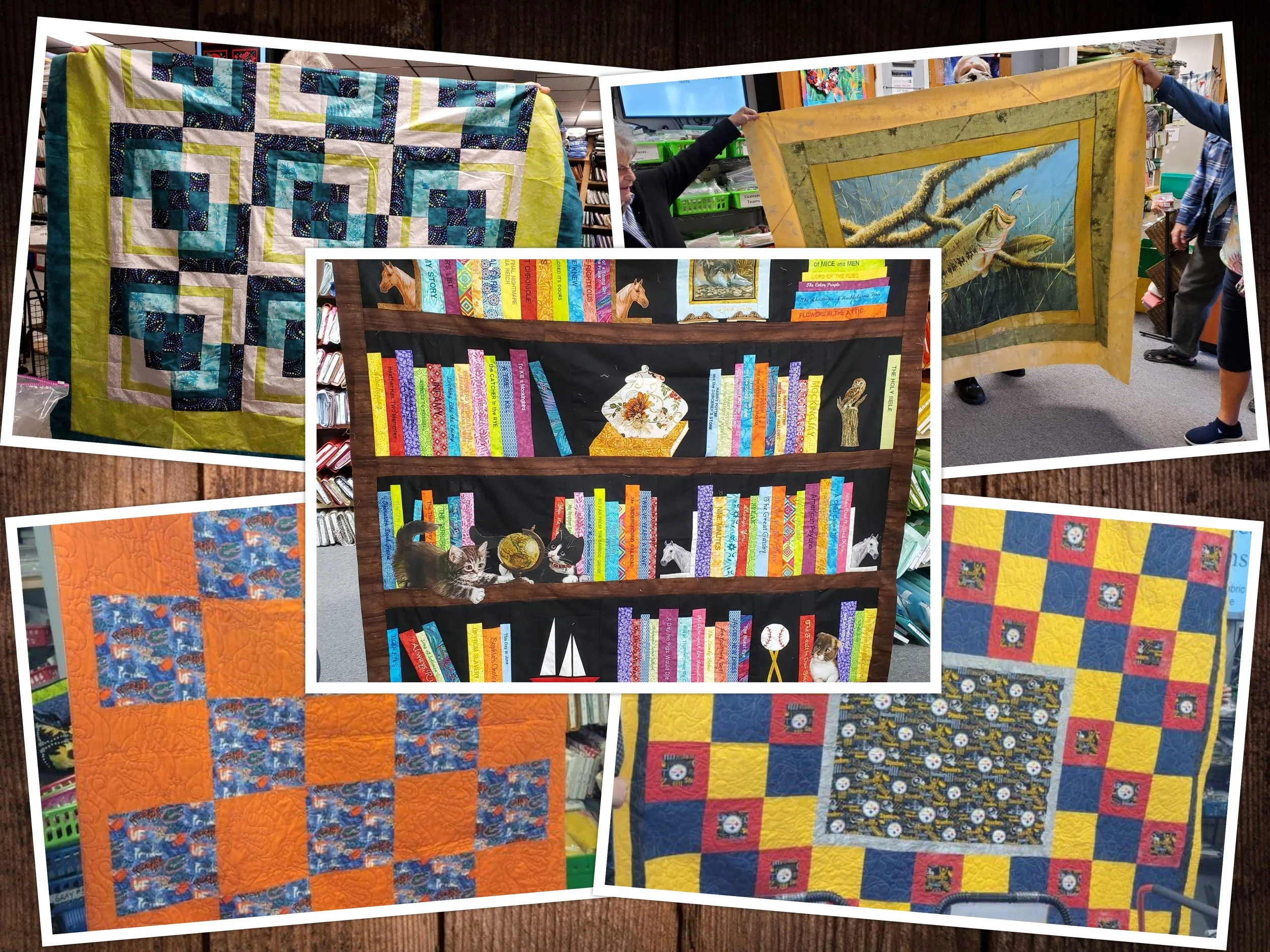 Show and Tell - mid January - from Quilted Twins customers