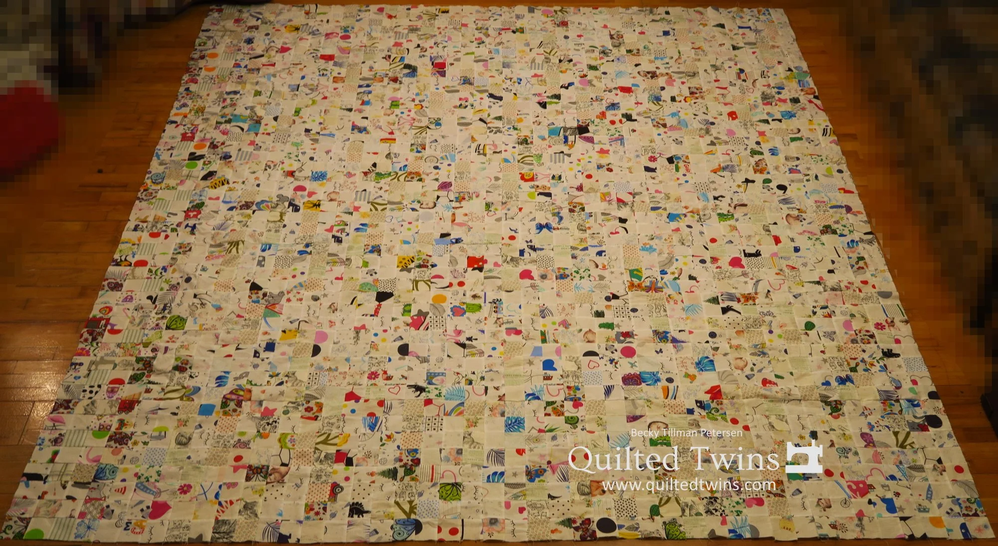 “Made Ya Look” using 2.5” strips/squares