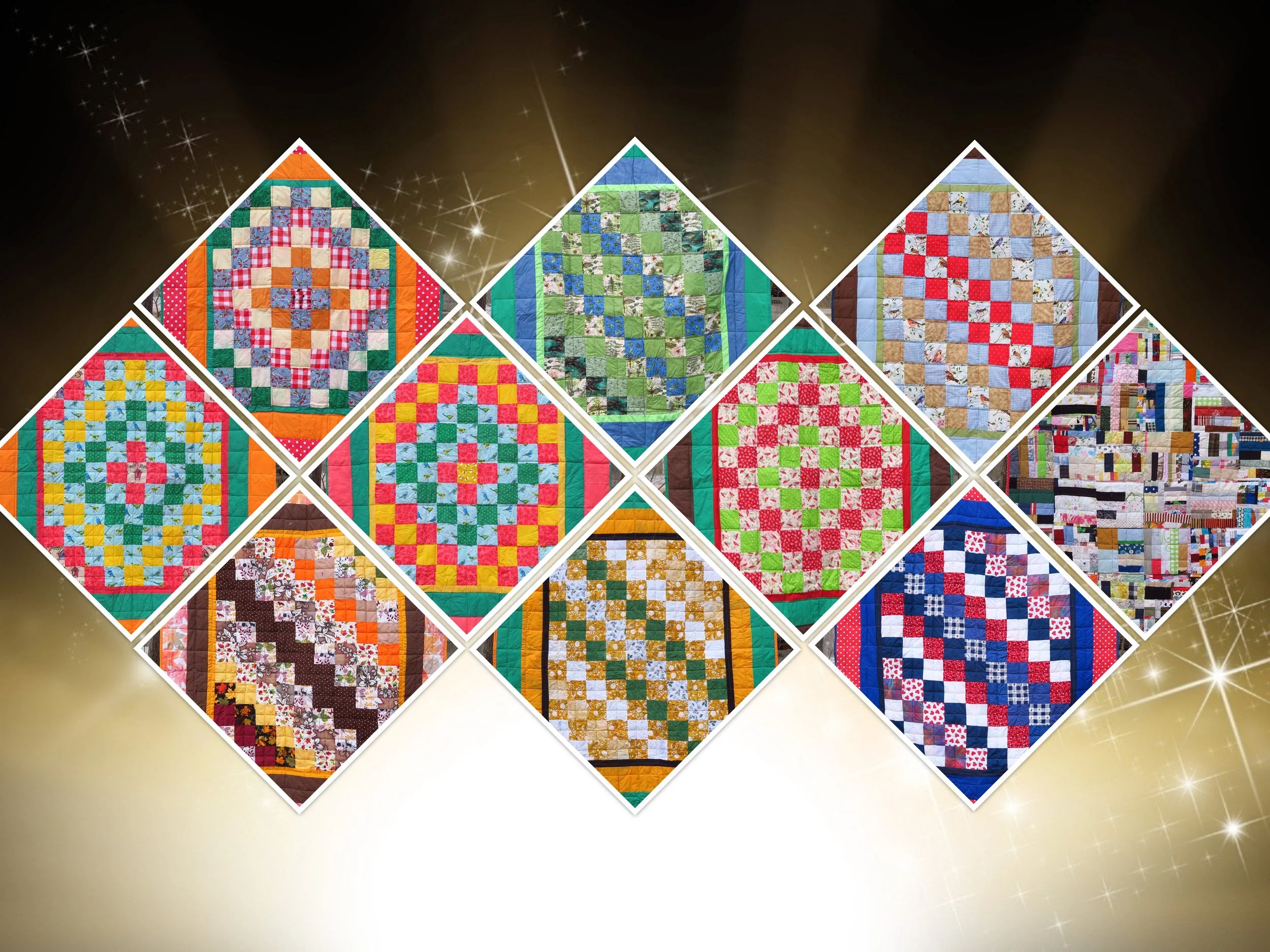 2022 Charity quilts - #21-30