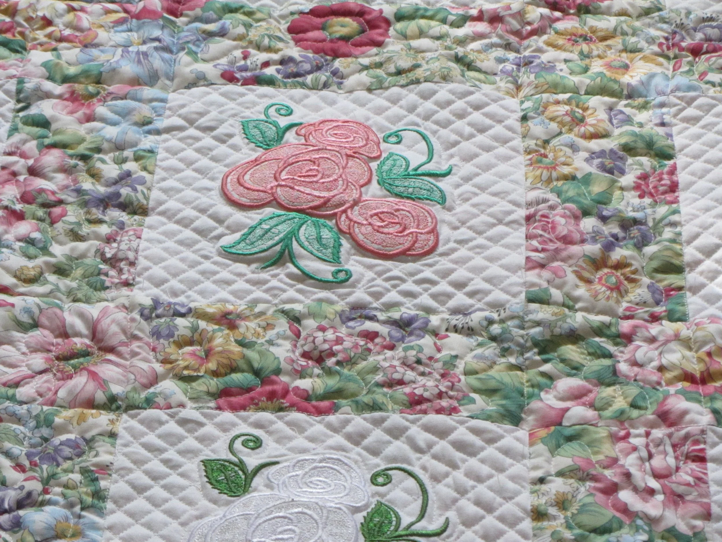 So I worked on my back patio - flowers!