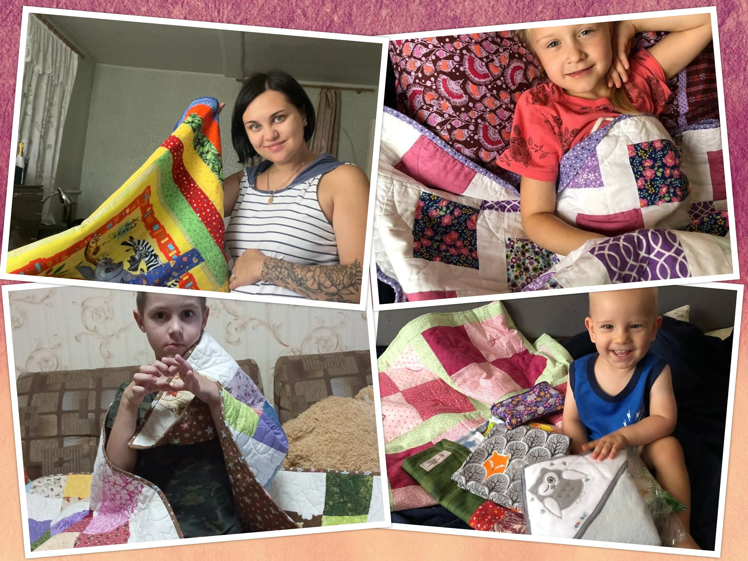 A Few More Photos  - People with Quilts