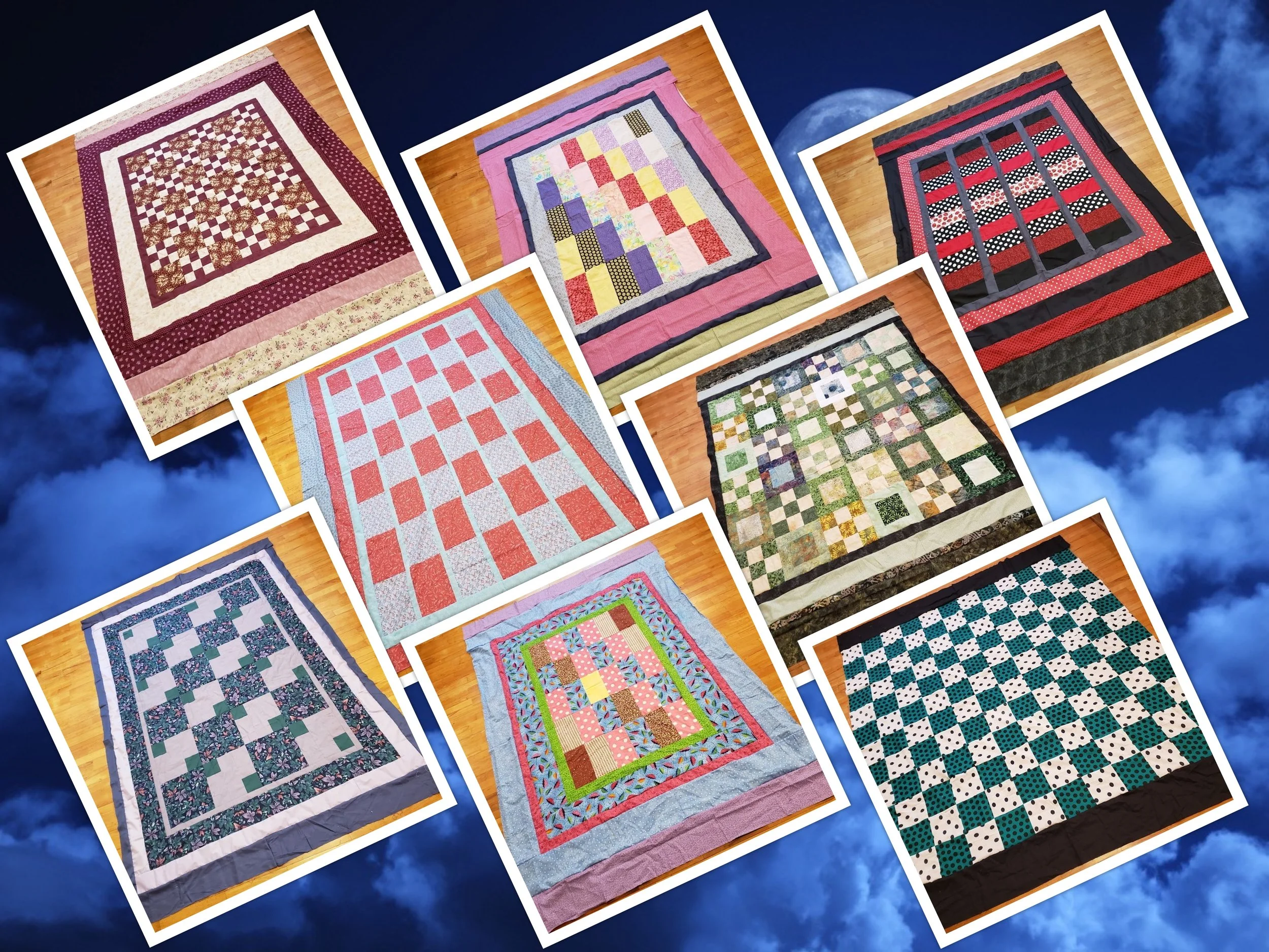 Adding Borders to some Charity Quilt Tops