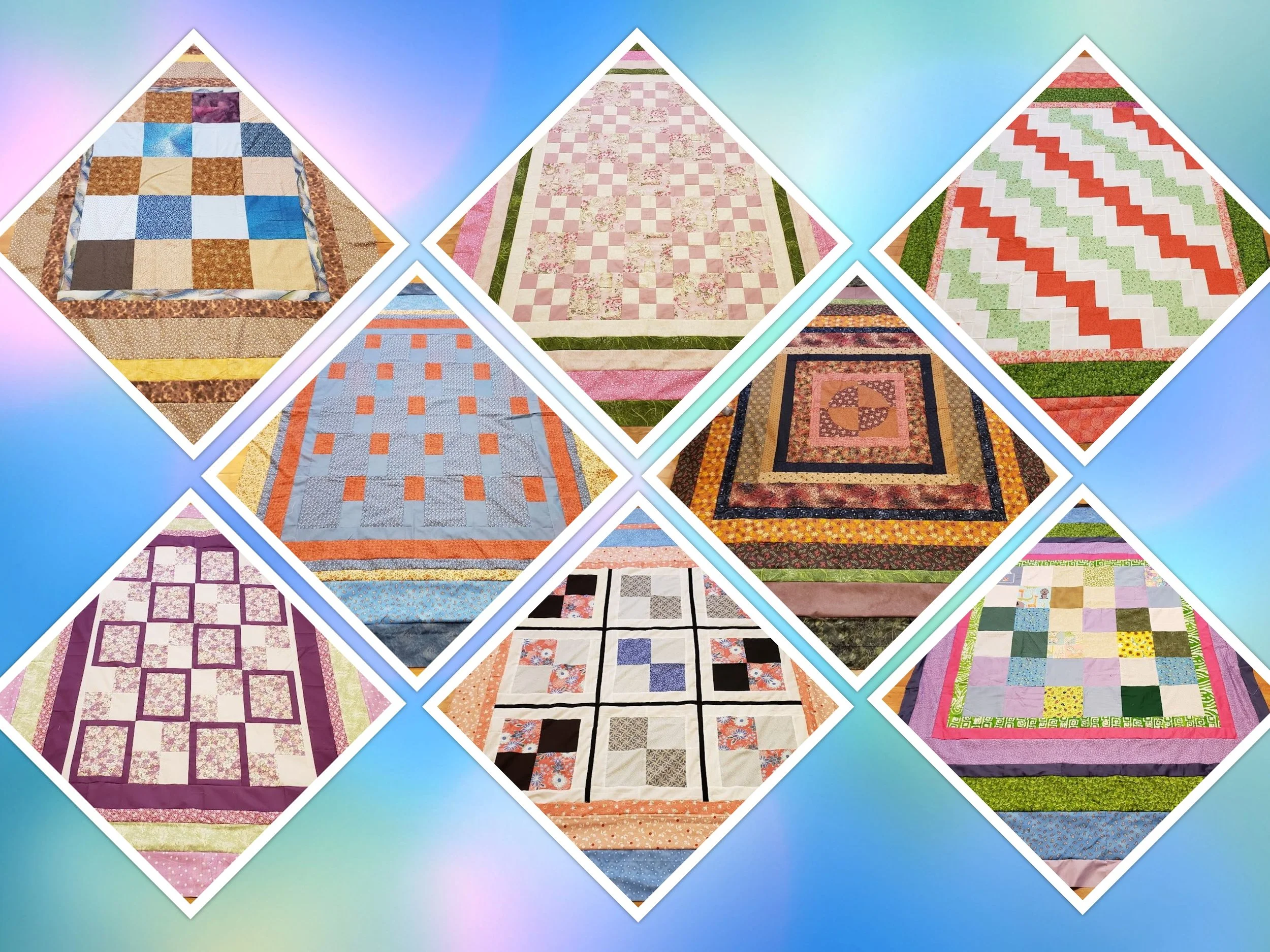 More Charity Quilt Tops Finished. Thank You all!