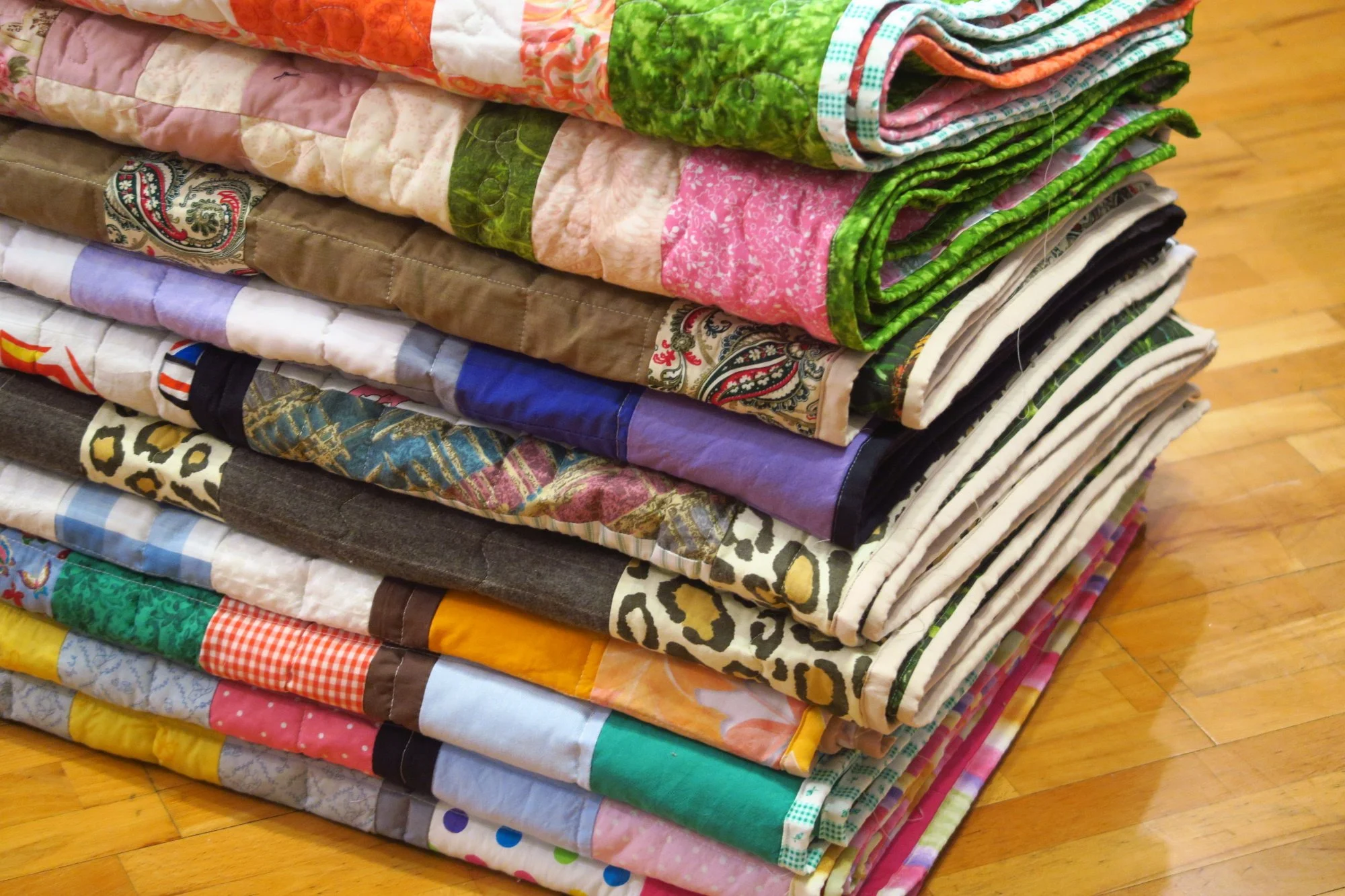 2022 Charity Quilts #51-60 finished!