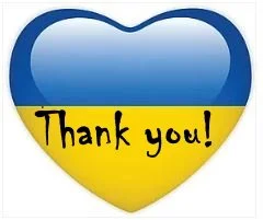 Thank you from Ukraine