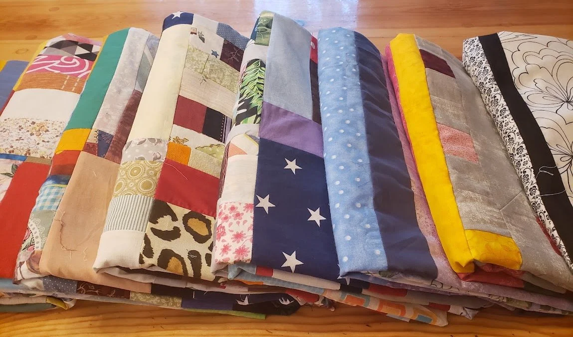 8 More Charity Quilt Tops Ready to go!