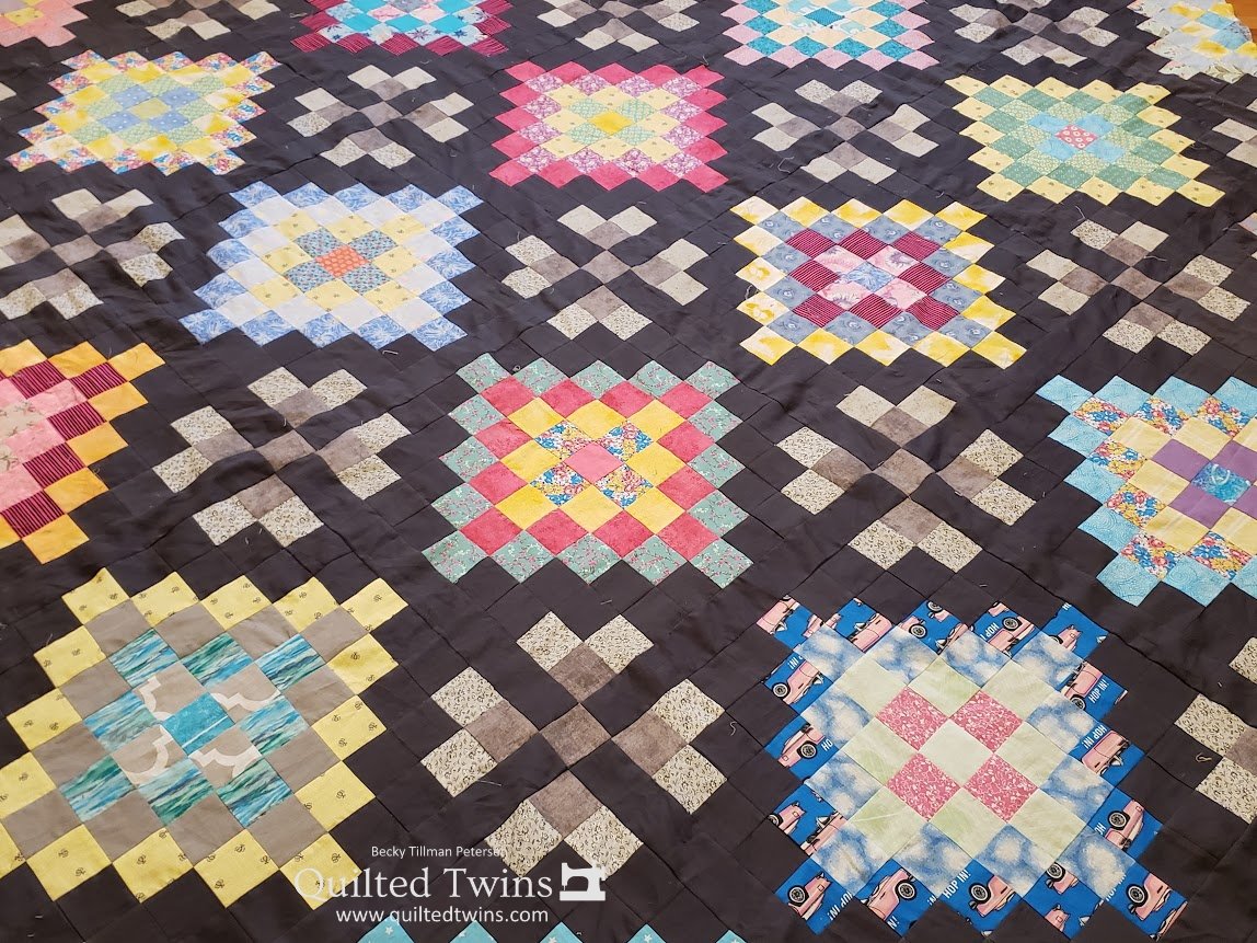 "Granny Square Folk" top finished