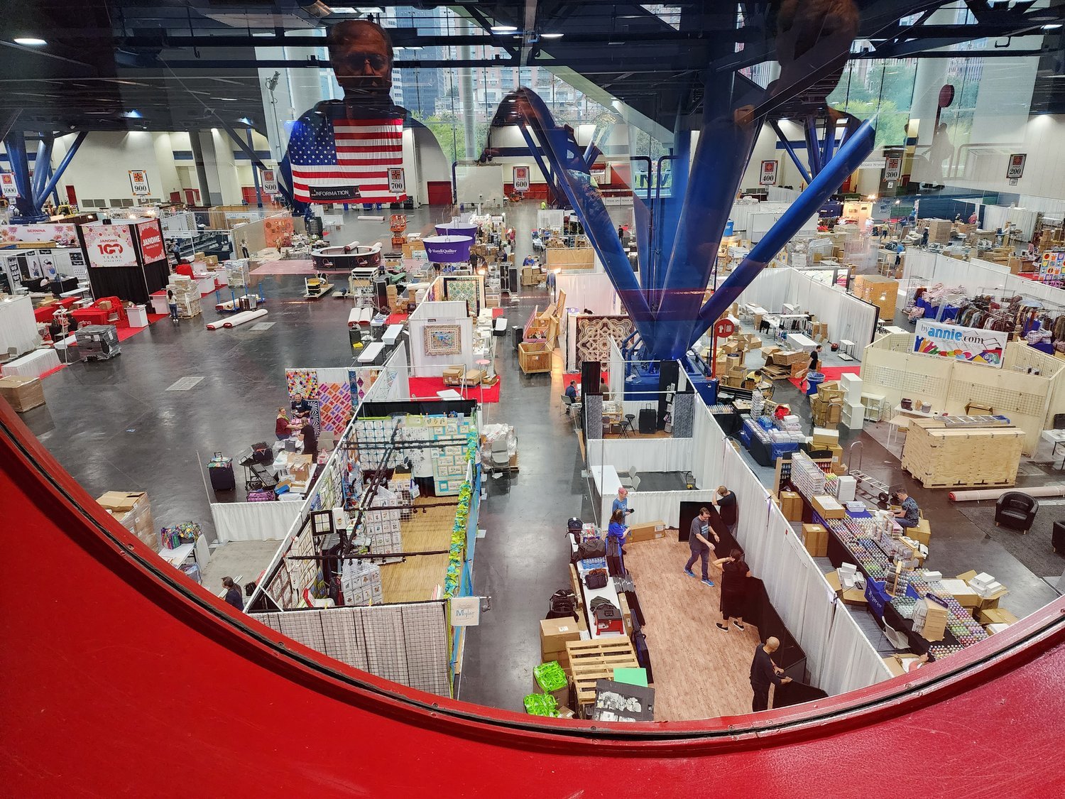 Beauty All Around Us - Views from My Vantage Point at Quilt Market
