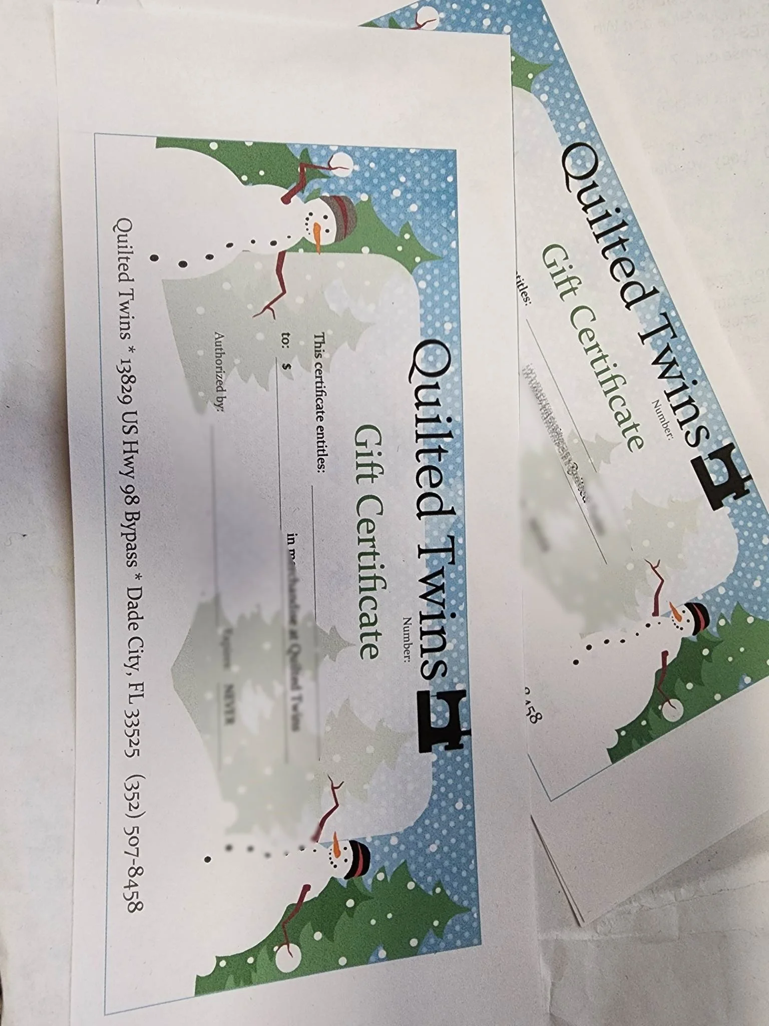 It's Not TOO Late - We have GIFT Certificates!