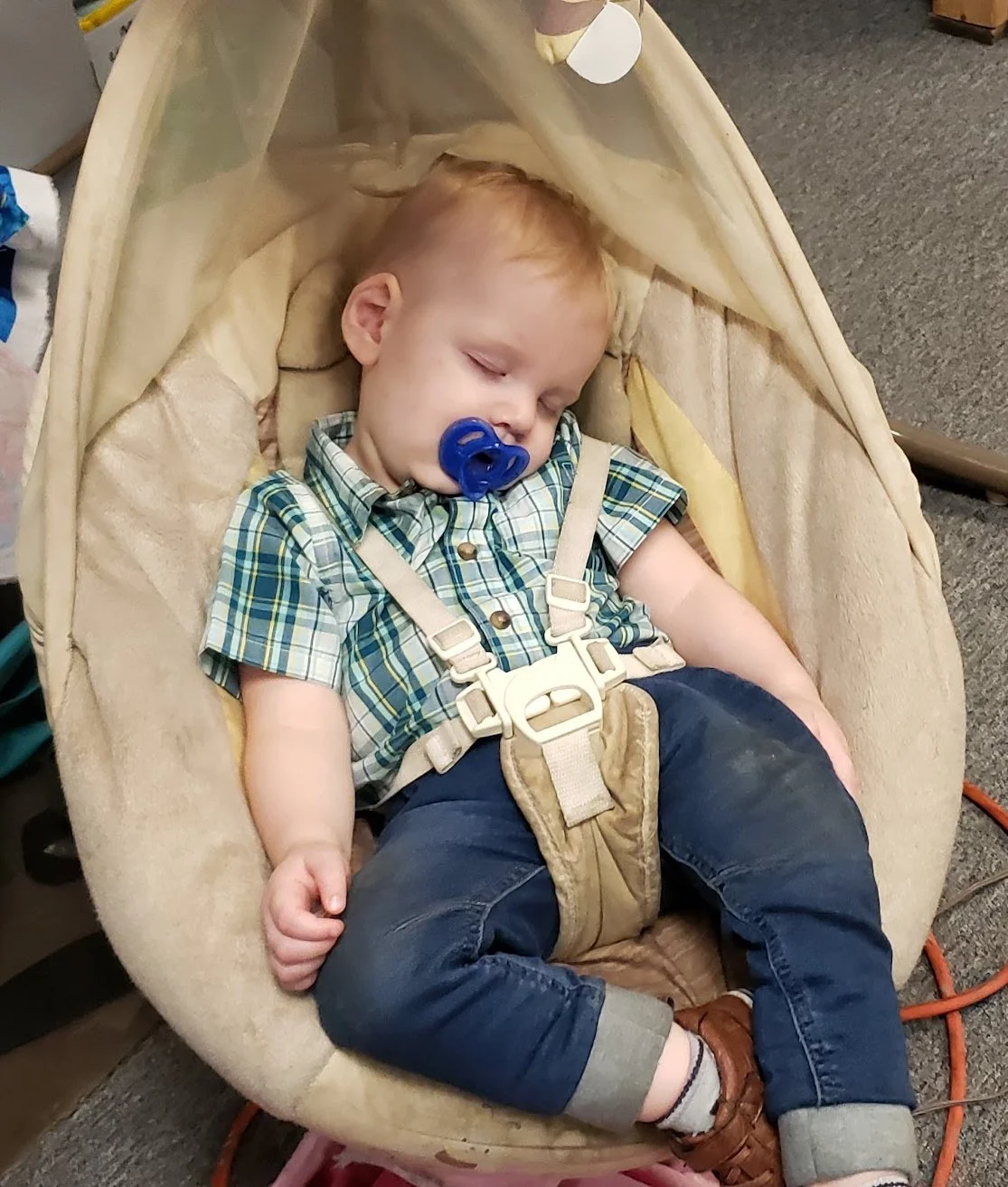 Busy in the Fabric Shop