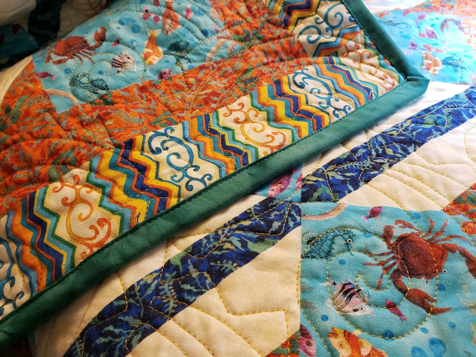 Finishing up some quilts