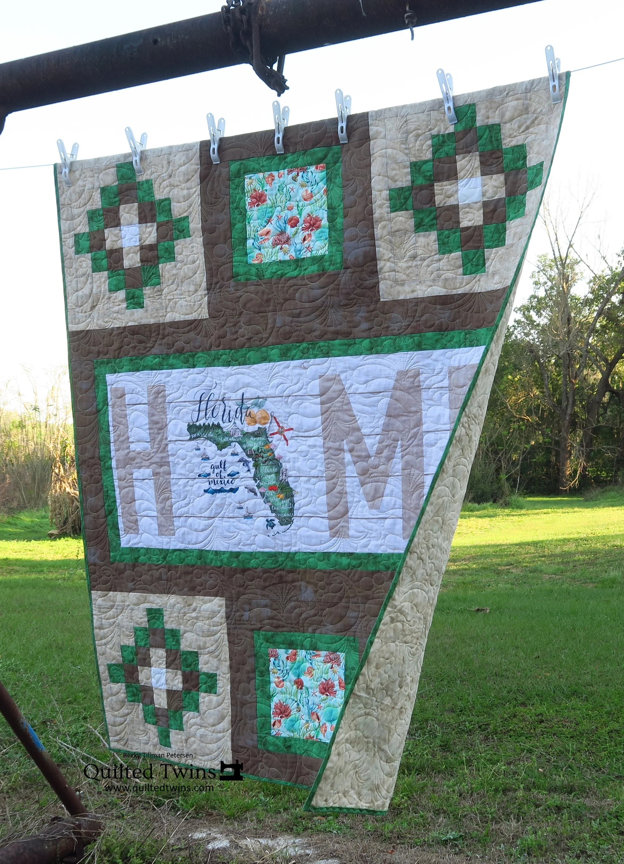 "Home" (Florida)  - another new kit by Quilted Twins