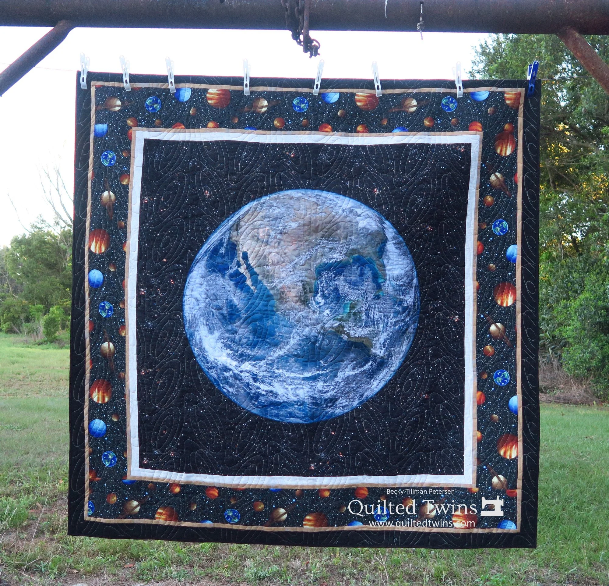 "The World" - a new quilt kit offered by Quilted Twins