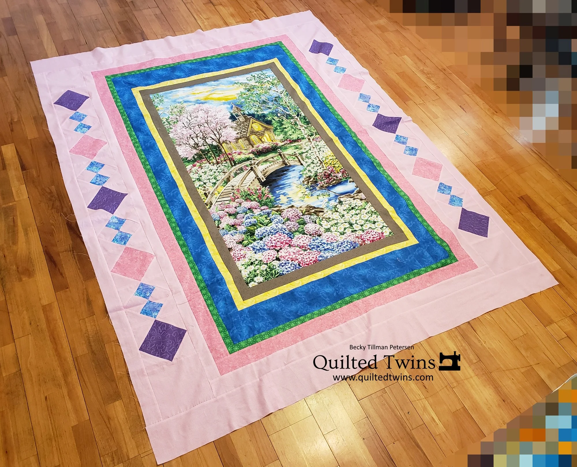 "Peaceful Garden" - top finished