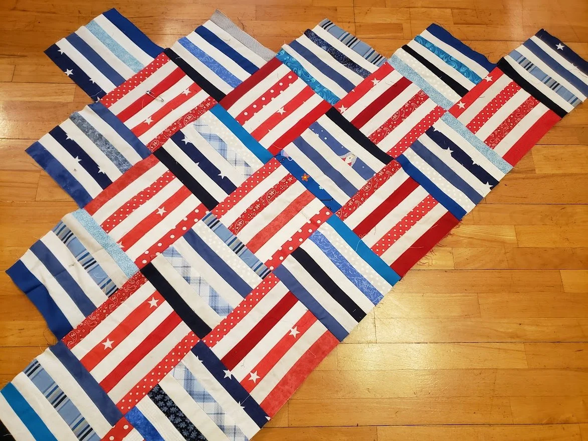 Basket Weave - another 1.5" strips project