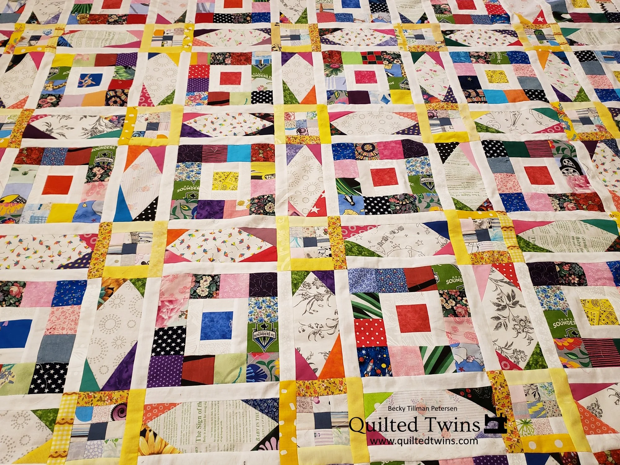 Another Quilt Featuring 2.5" squares!