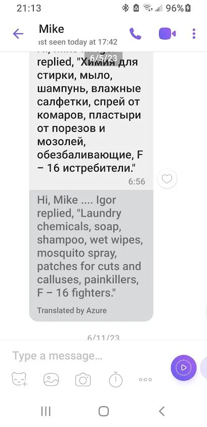 More Ukraine Efforts