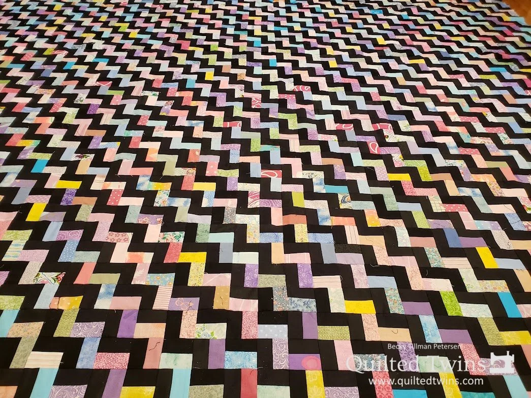 Tiny Rail Fence top DONE!