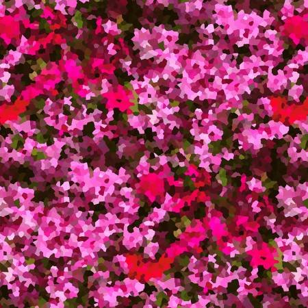 Pixelated pink flowers - Windham