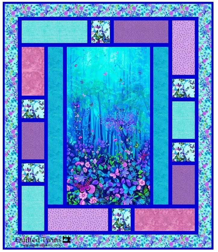 "Forest Magic - Chalkboard"   new Quilt Kit!