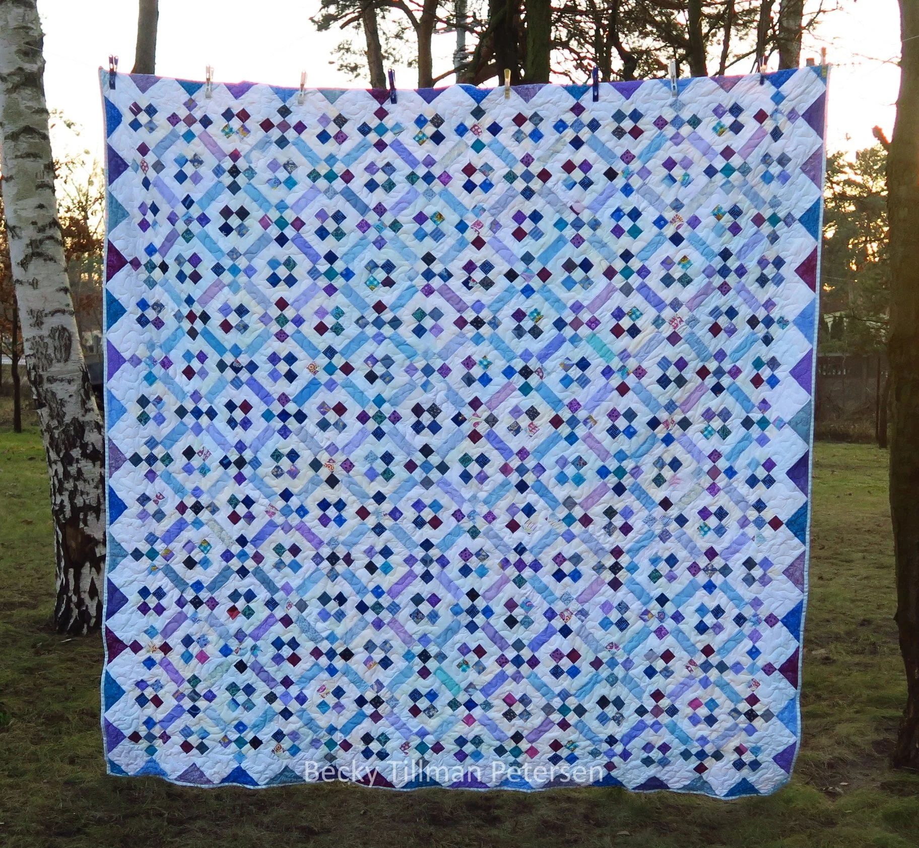  Lightning Strikes Quilted Twins