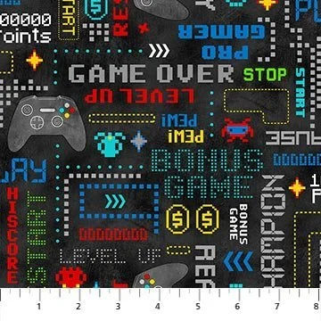 Gamer - Northcott - $12.50/yd