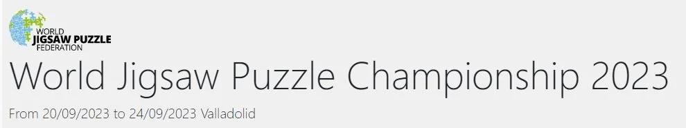 World Jigsaw Puzzle Competition Ongoing!