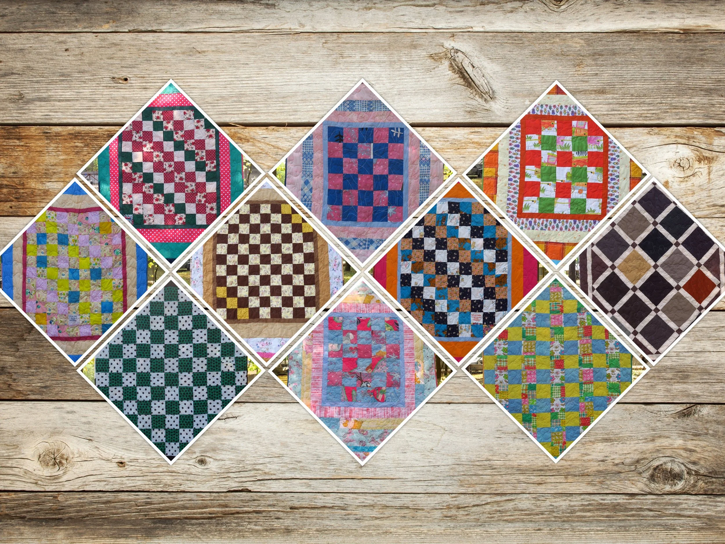 2023 Charity quilts #91-100