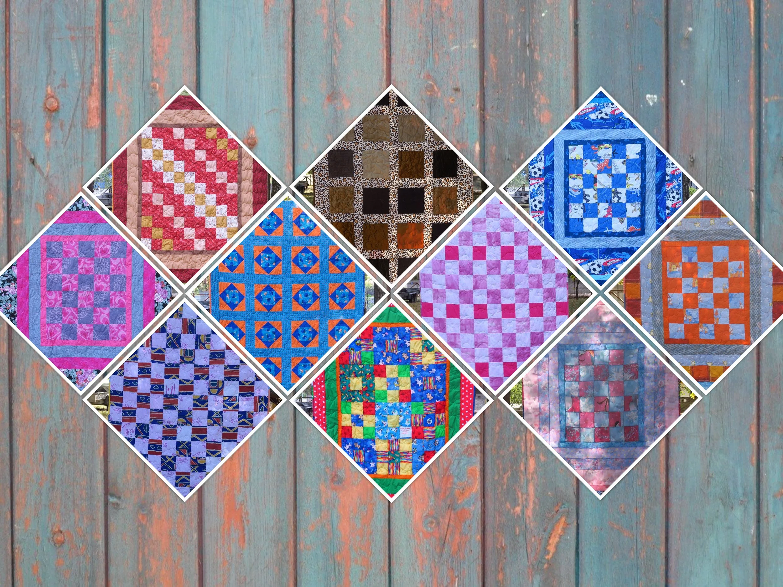 2023 Charity quilts #81-90