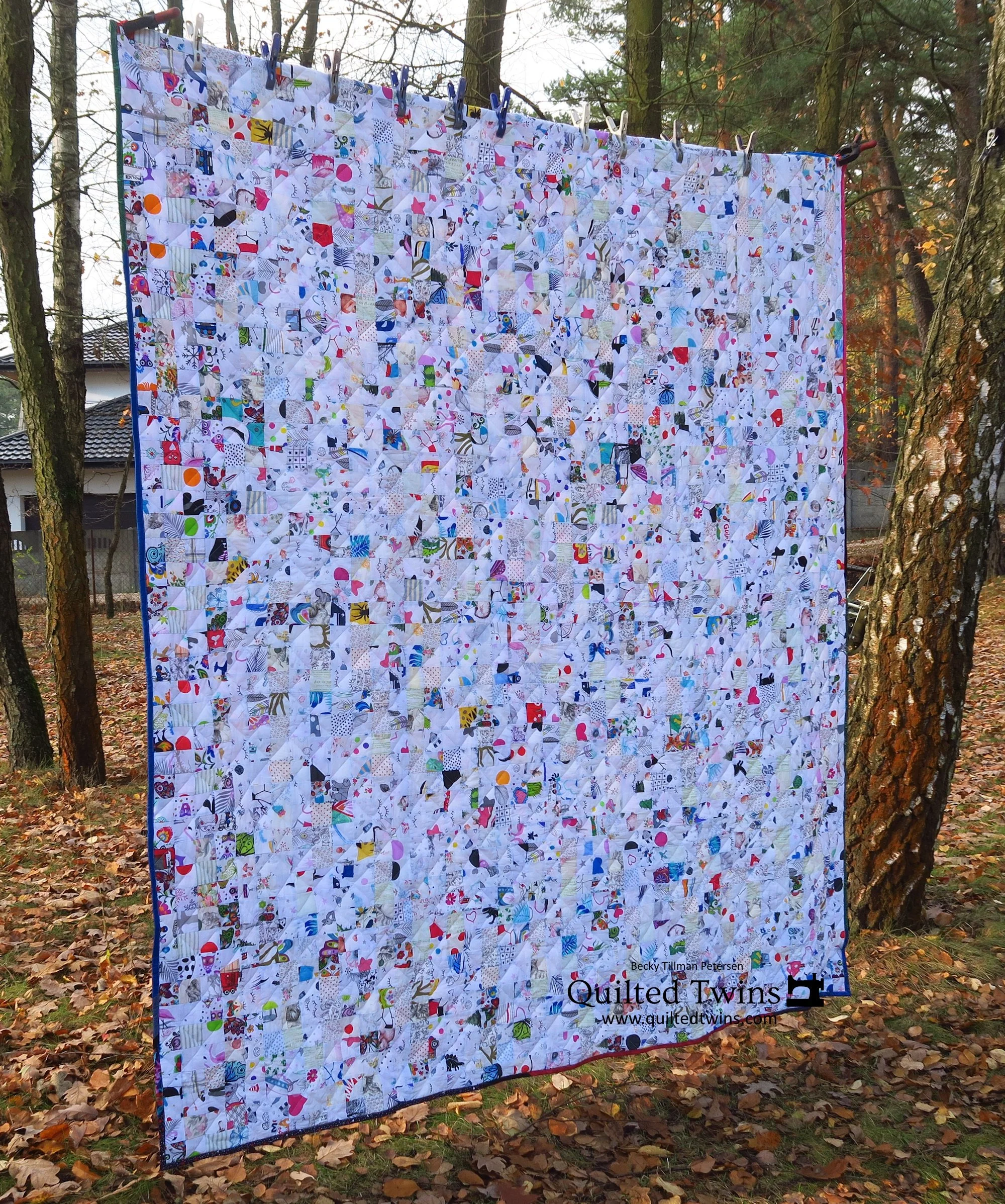 "Made Ya Look" with 2.5" strips and squares