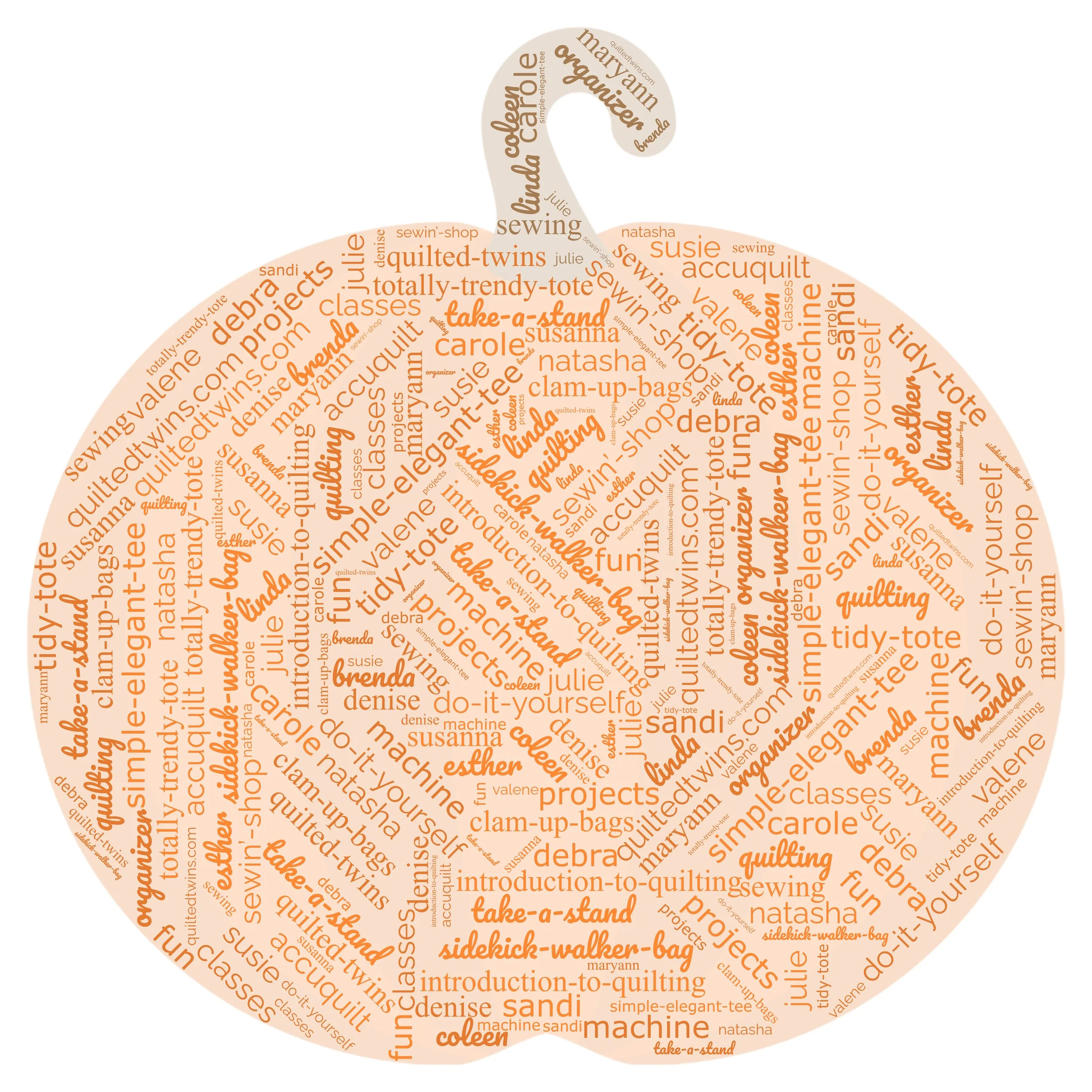 October 2023 Monthly Class Report for Quilted Twins