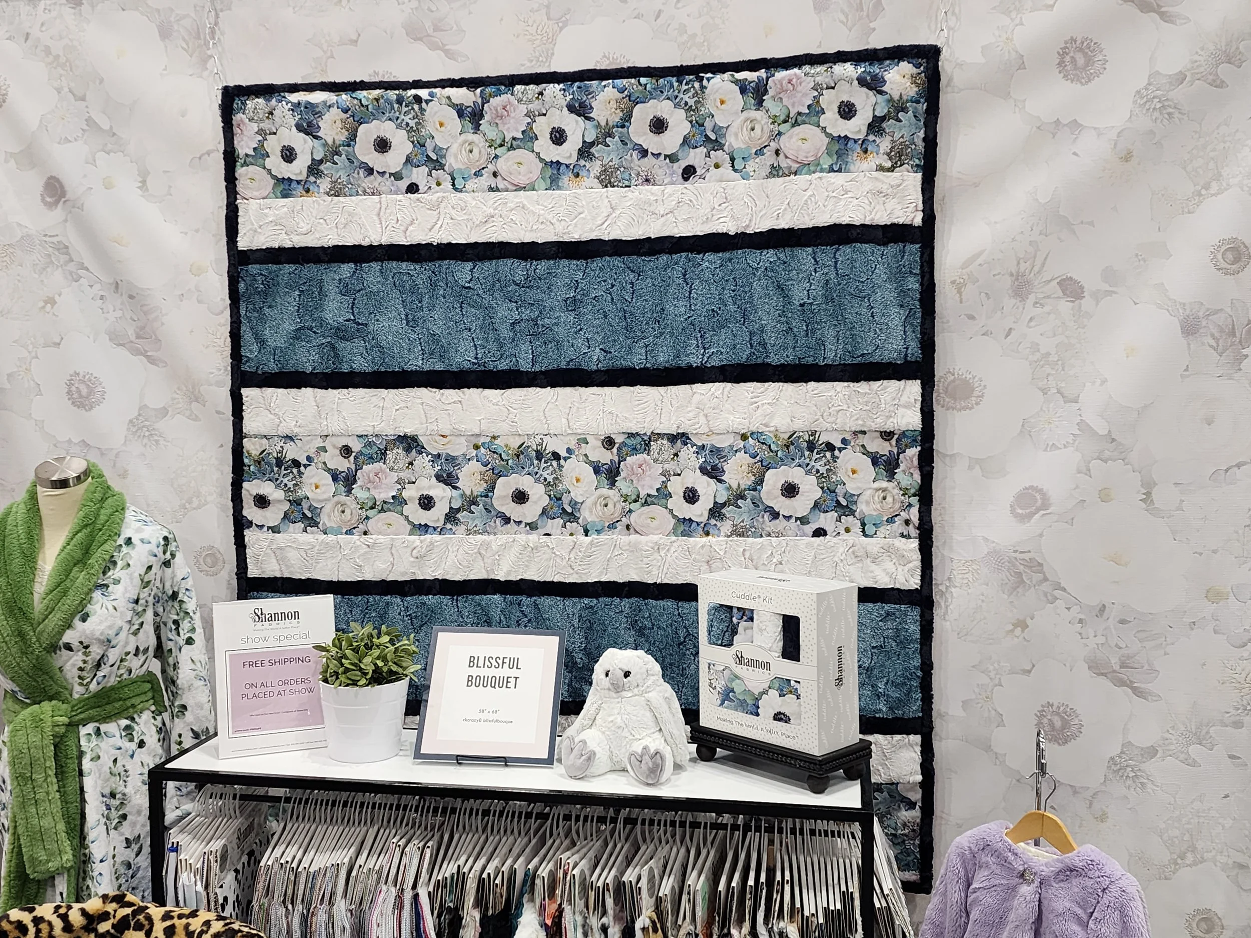 Part 3 - Beautiful Displays from Fabric Companies at Houston Quilt Market