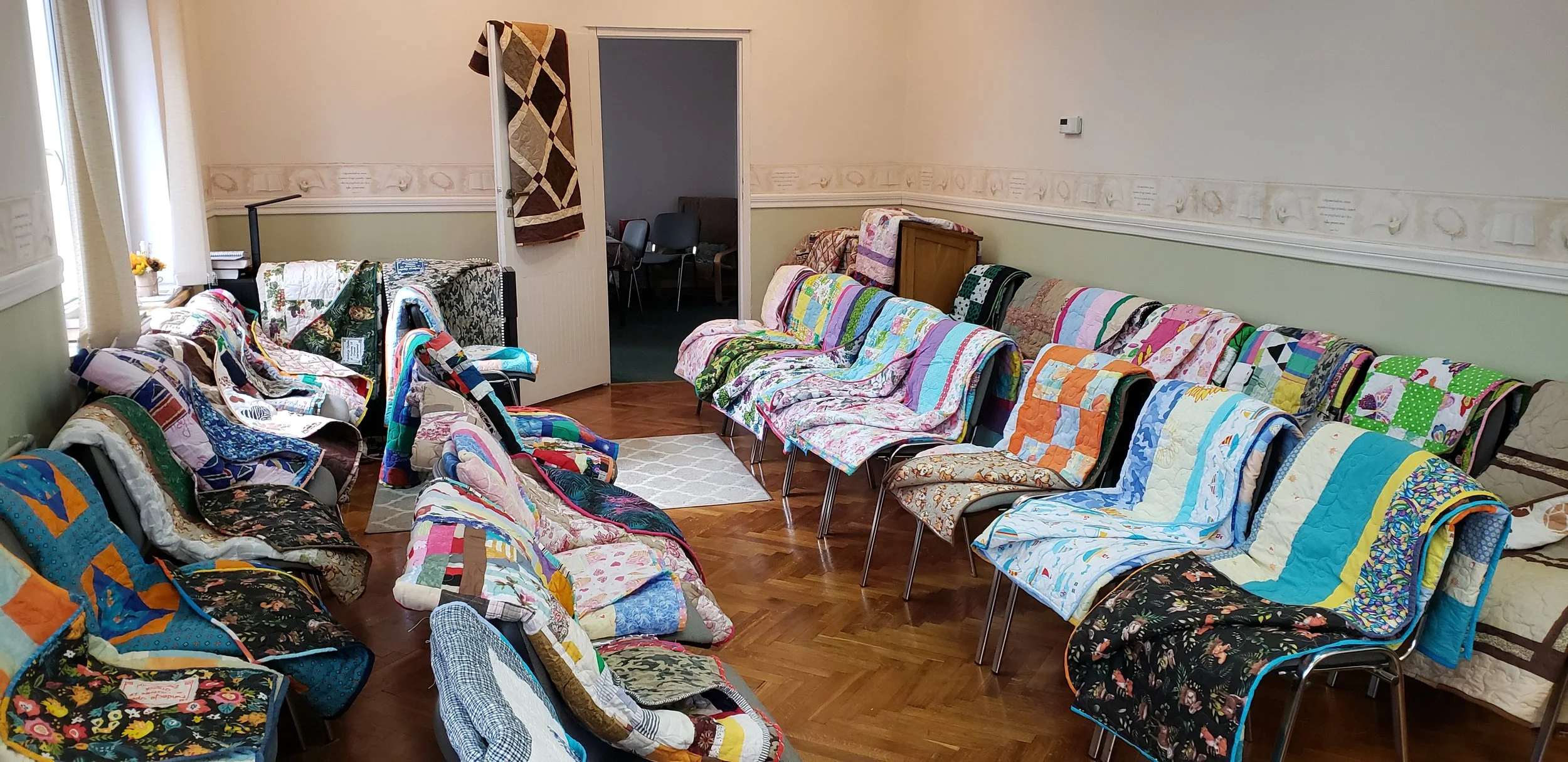 Preparing for the Big Quilt Give-away!