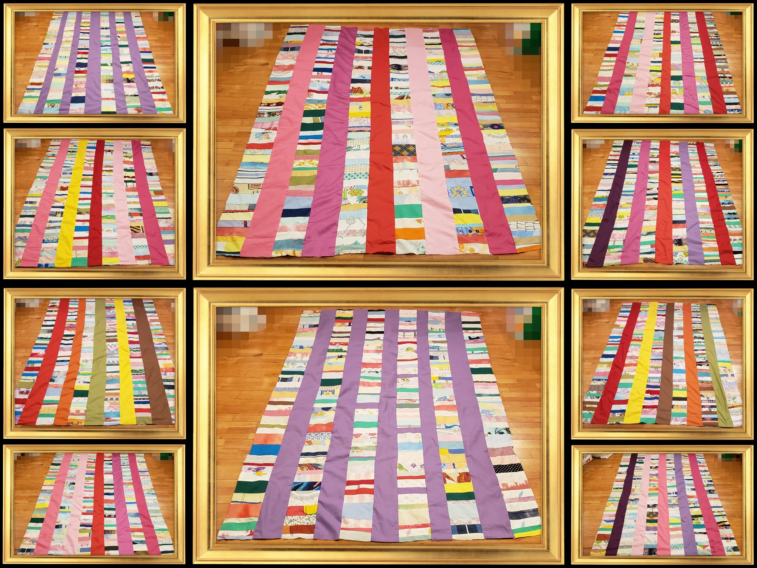 Ten More Tops made from Strips