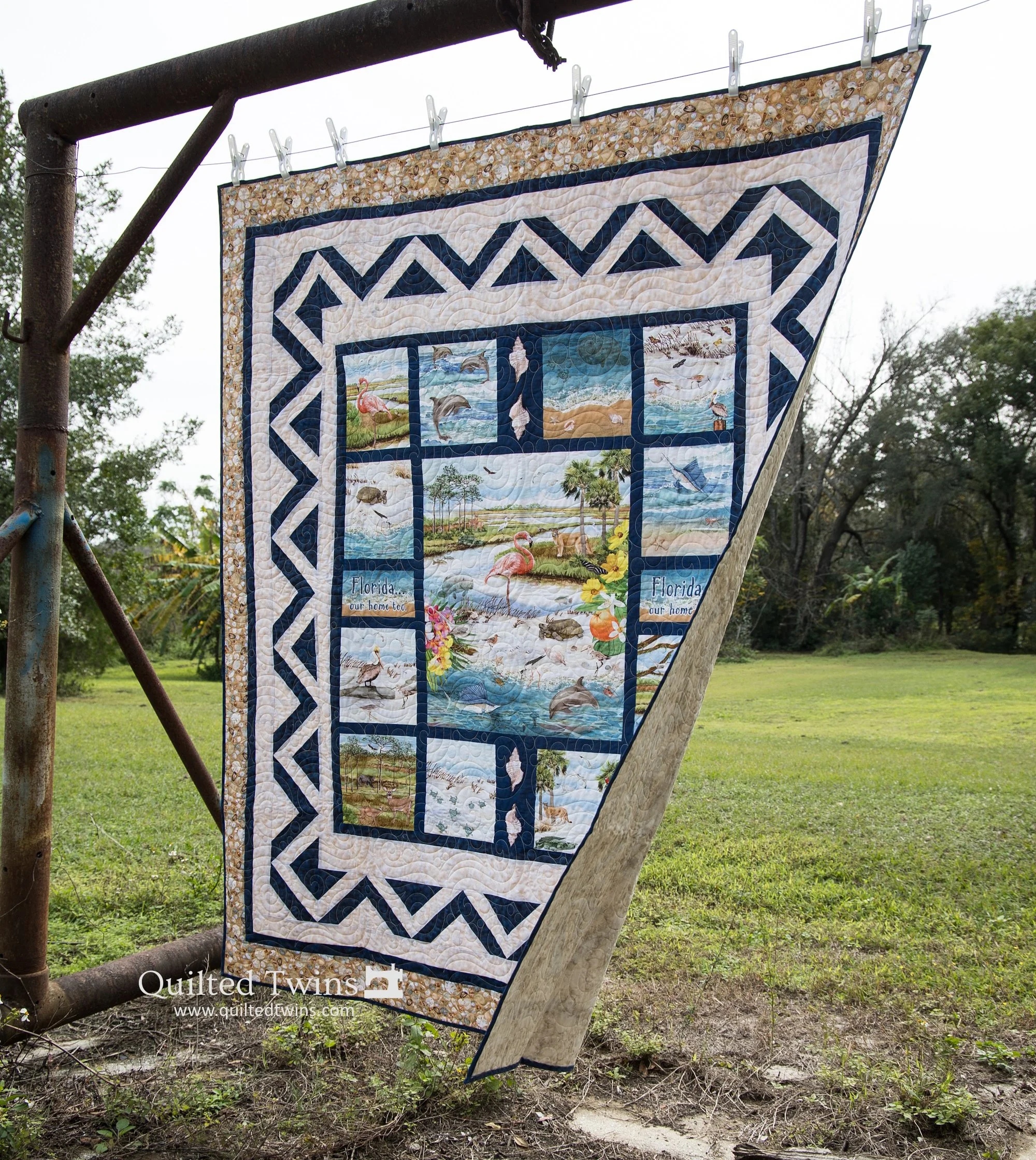  "Light 'n Bright" - an All Florida Shop Hop quilt kit