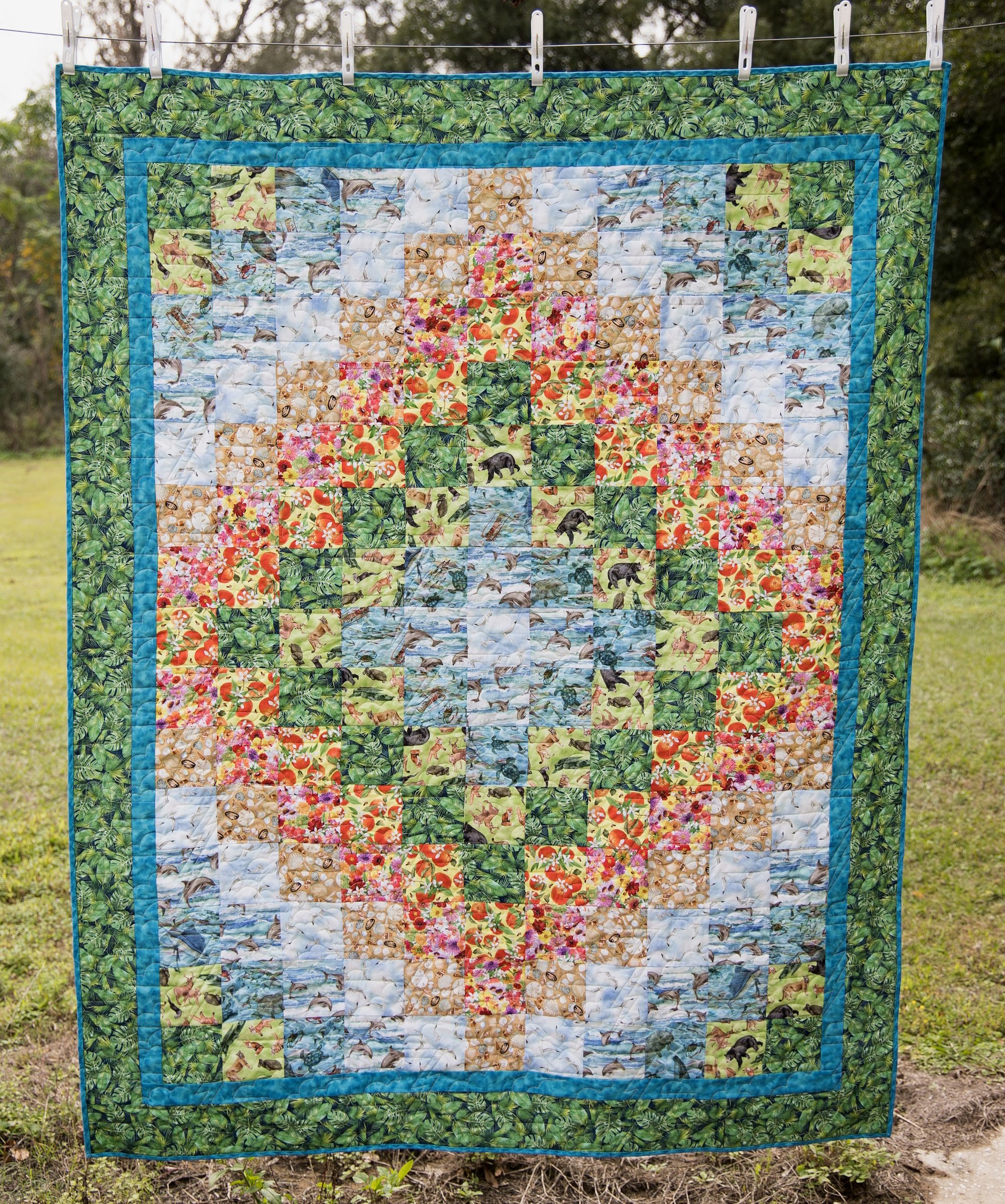 "Florida Isle" - an All Florida Shop Hop 2024 quilt kit