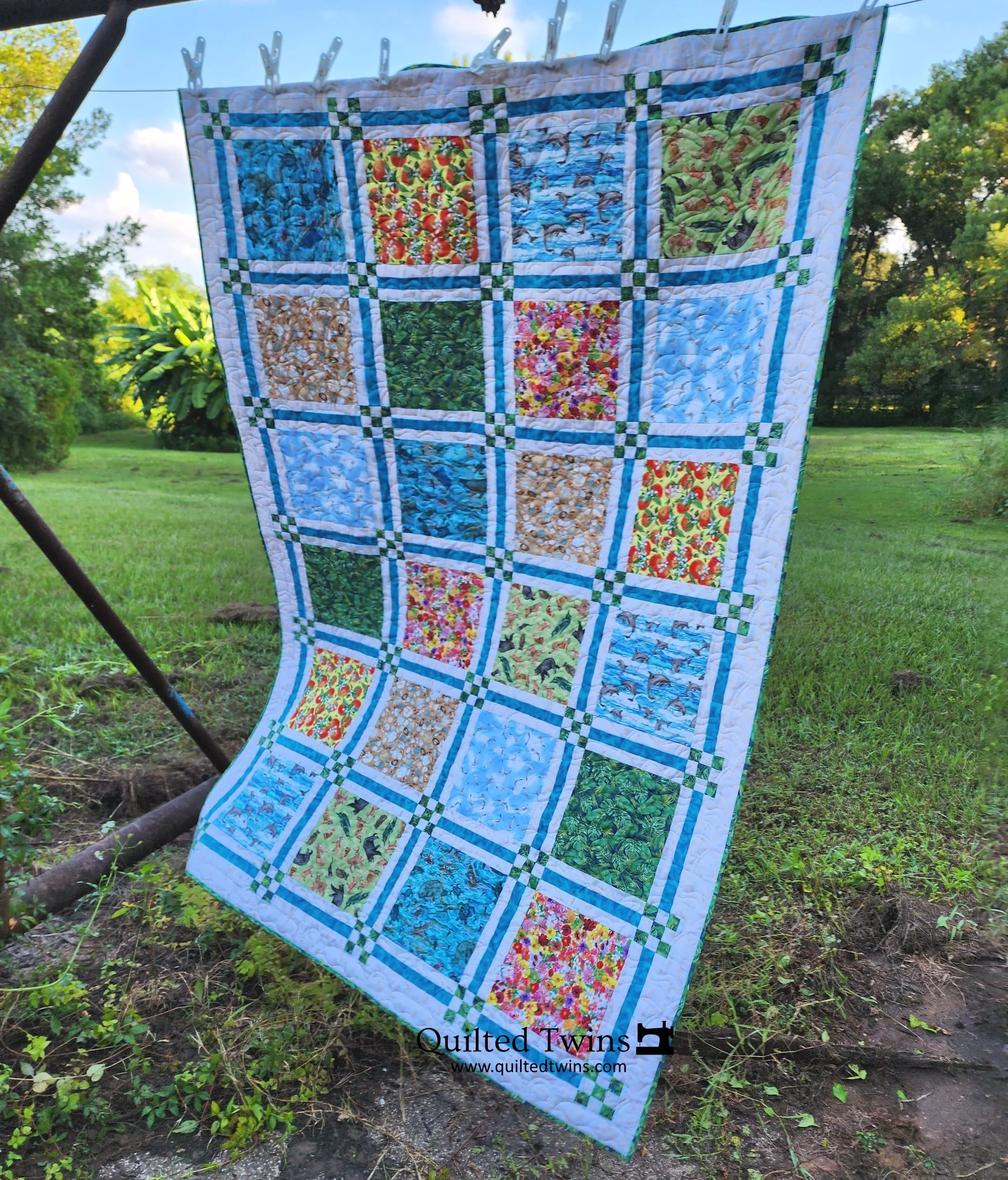 "Florida ShowOff" - an All Florida Shop Hop 2024 Quilt fabric kit