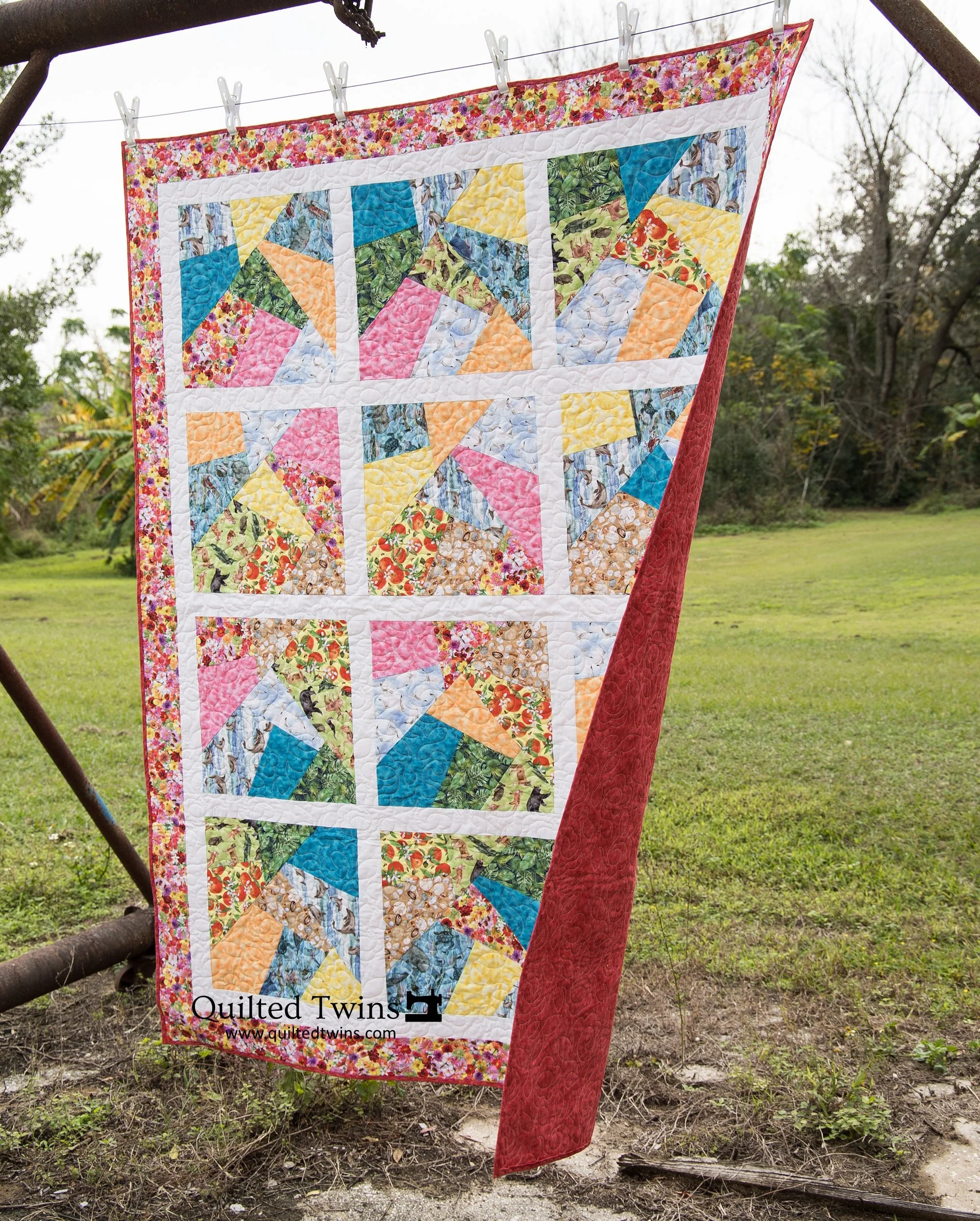 "Crazy for Florida" - an All Florida Shop Hop 2024 quilt kit