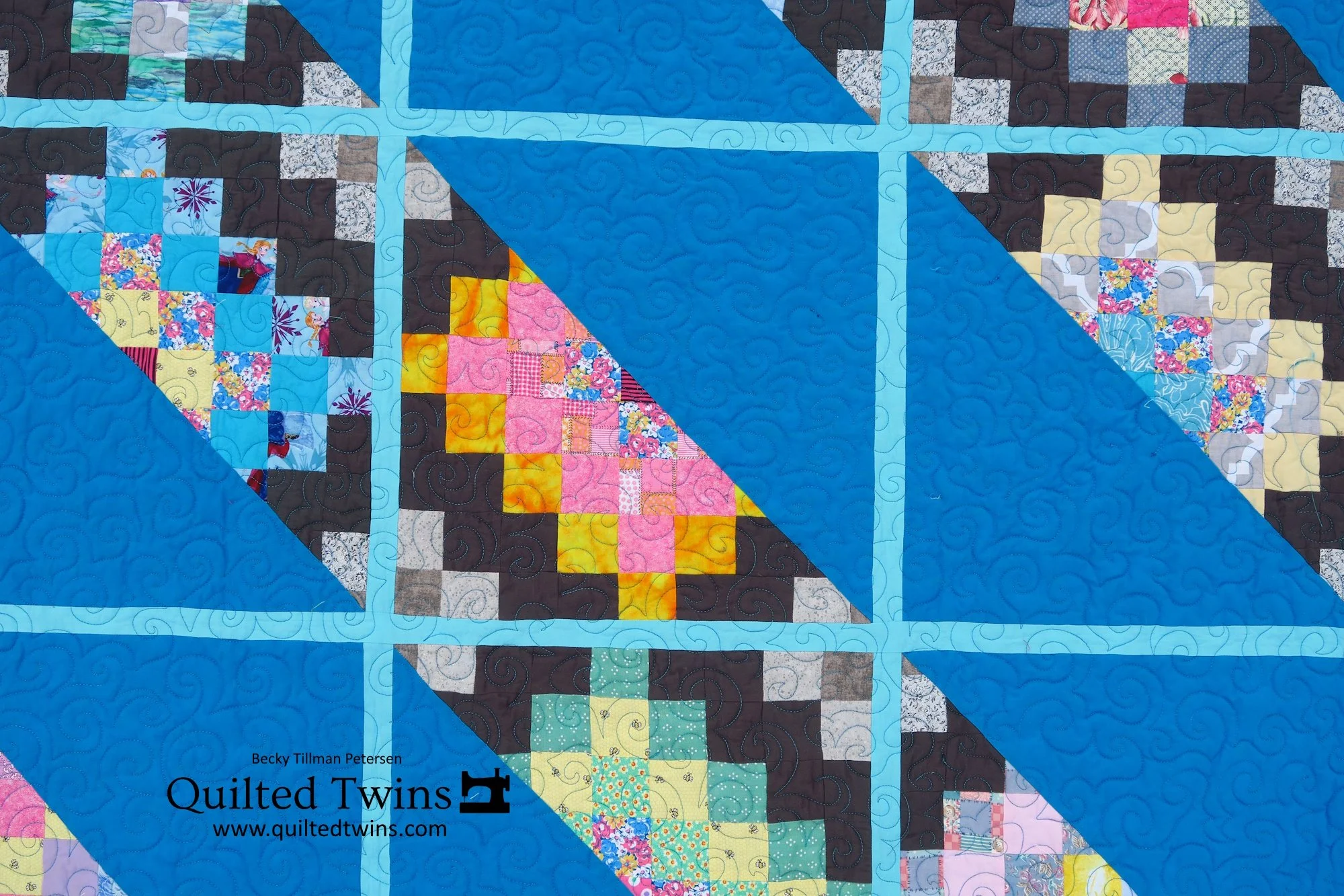 “Granny’s Mustgoes” - using the leftovers from another quilt