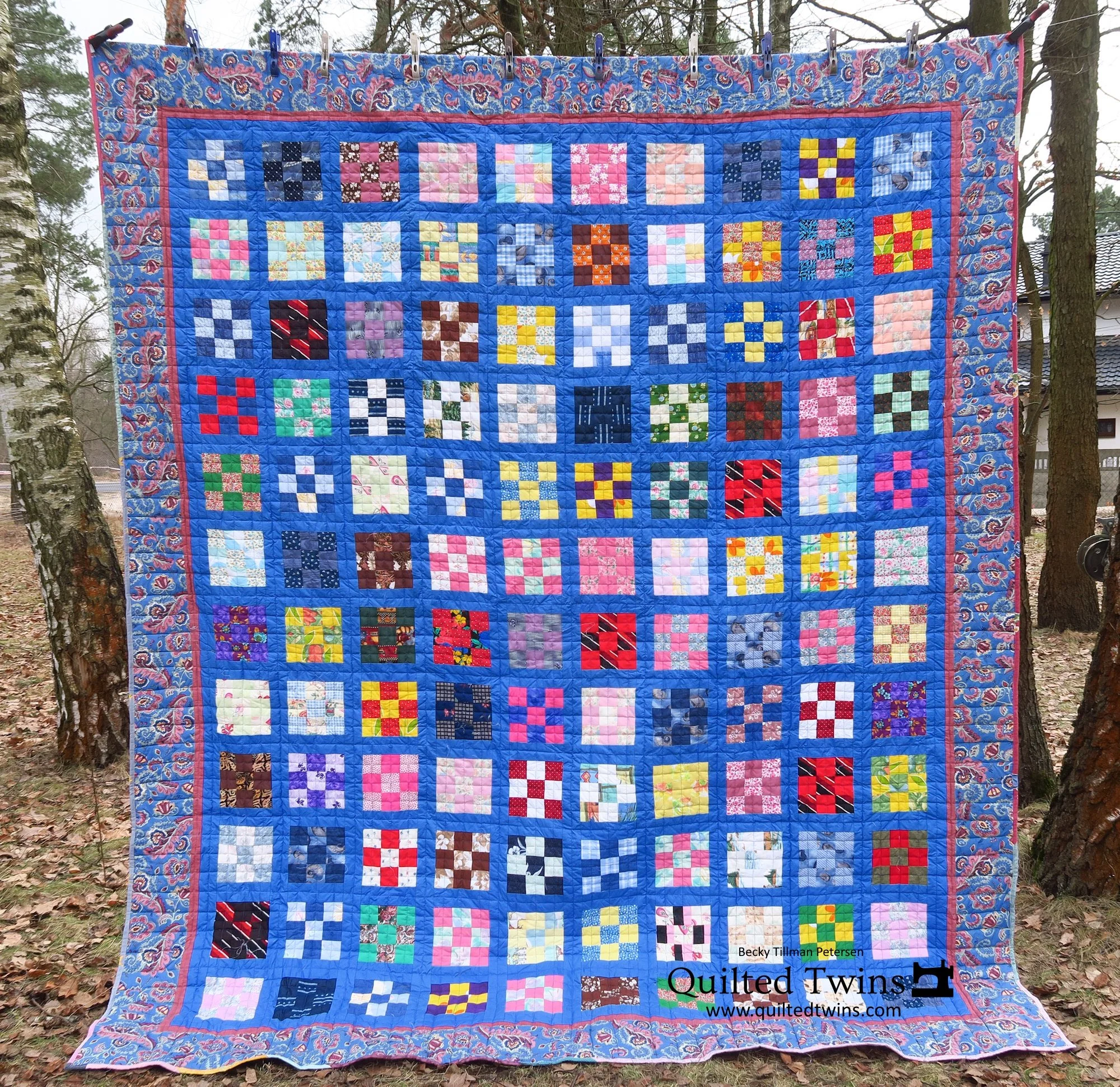 “Simply Sashed Nine Patches”