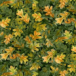 Green and Yellow Leaves - Quilting Treasures $6.99/yd