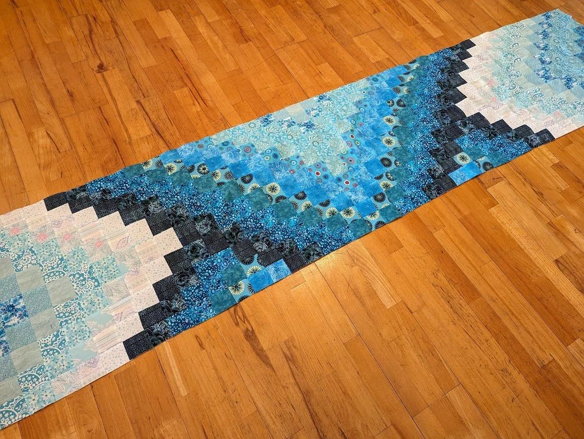 Another Argyle Bargello top finished