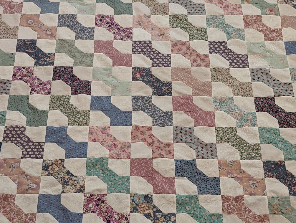 "Contemporary Bowtie" Quilt Top