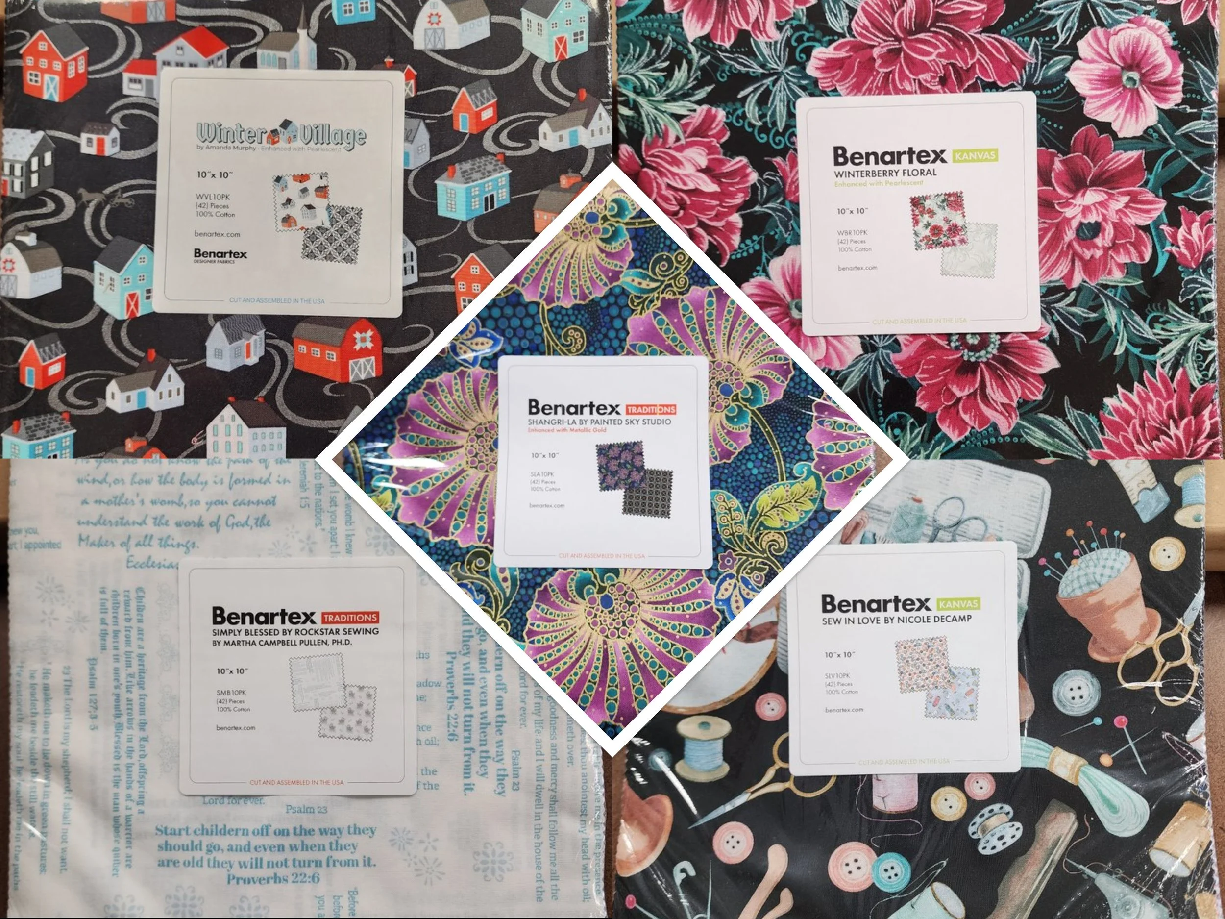 July Pre-cut Blow out - 10" squares - part 3