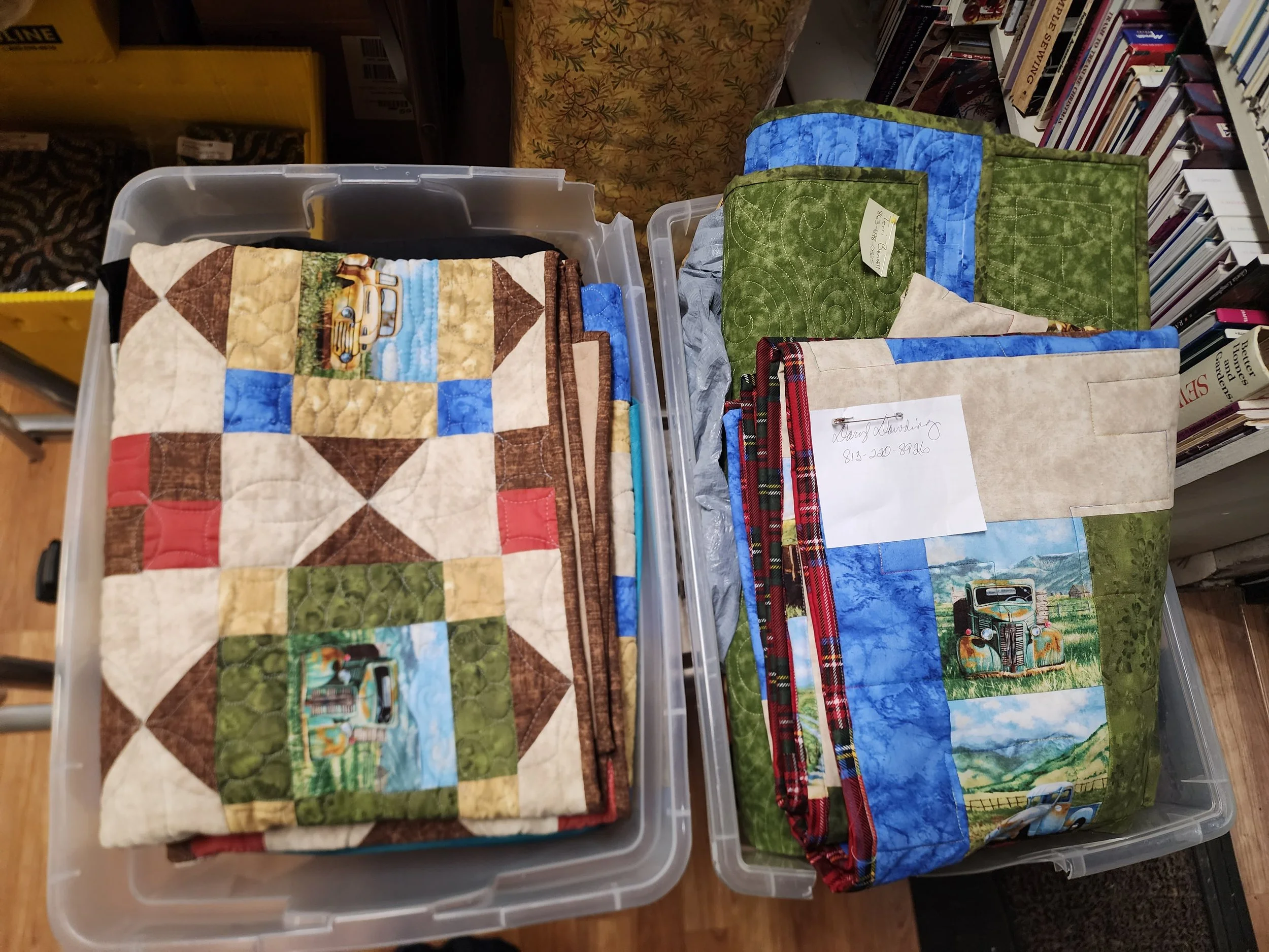 Bring in those Challenge Quilted Projects by Aug. 8