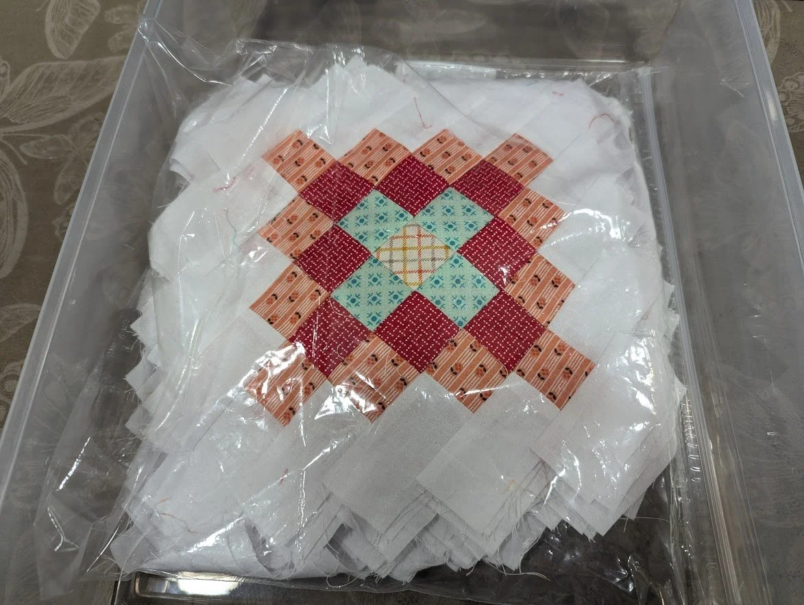 Granny Square Quilt in Progress