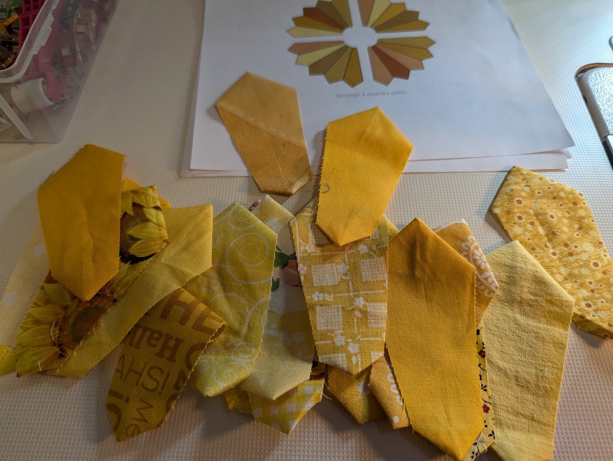 Edyta Sitar 2024 Mystery quilt - in progress
