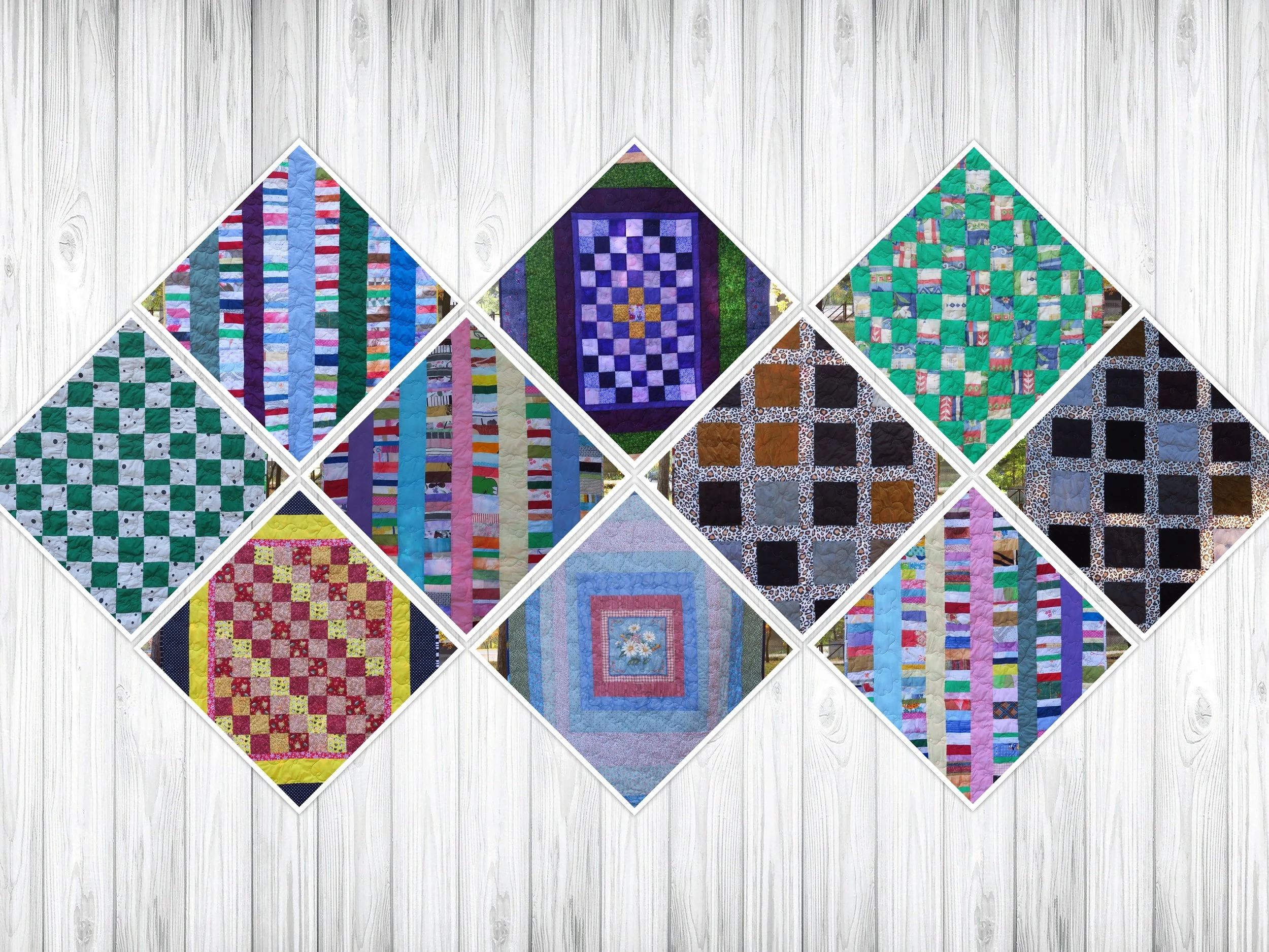 1-10 Charity quilts 2024