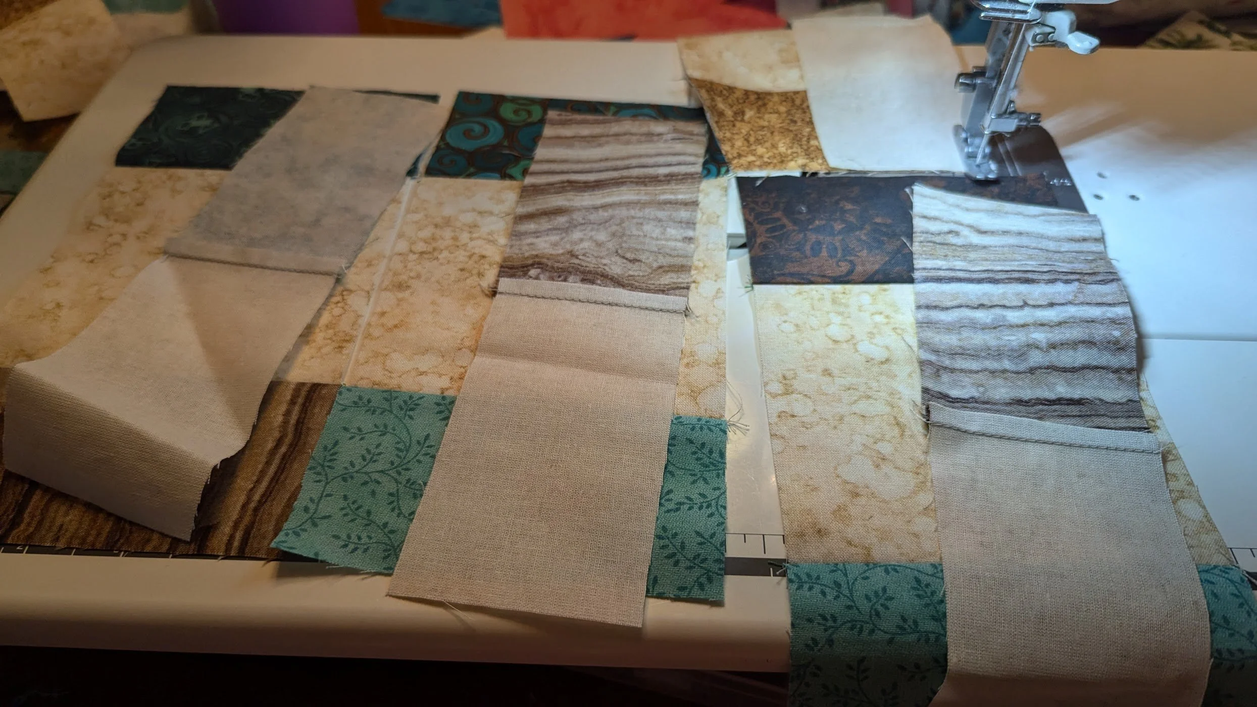 Progress on that BIG Quilt