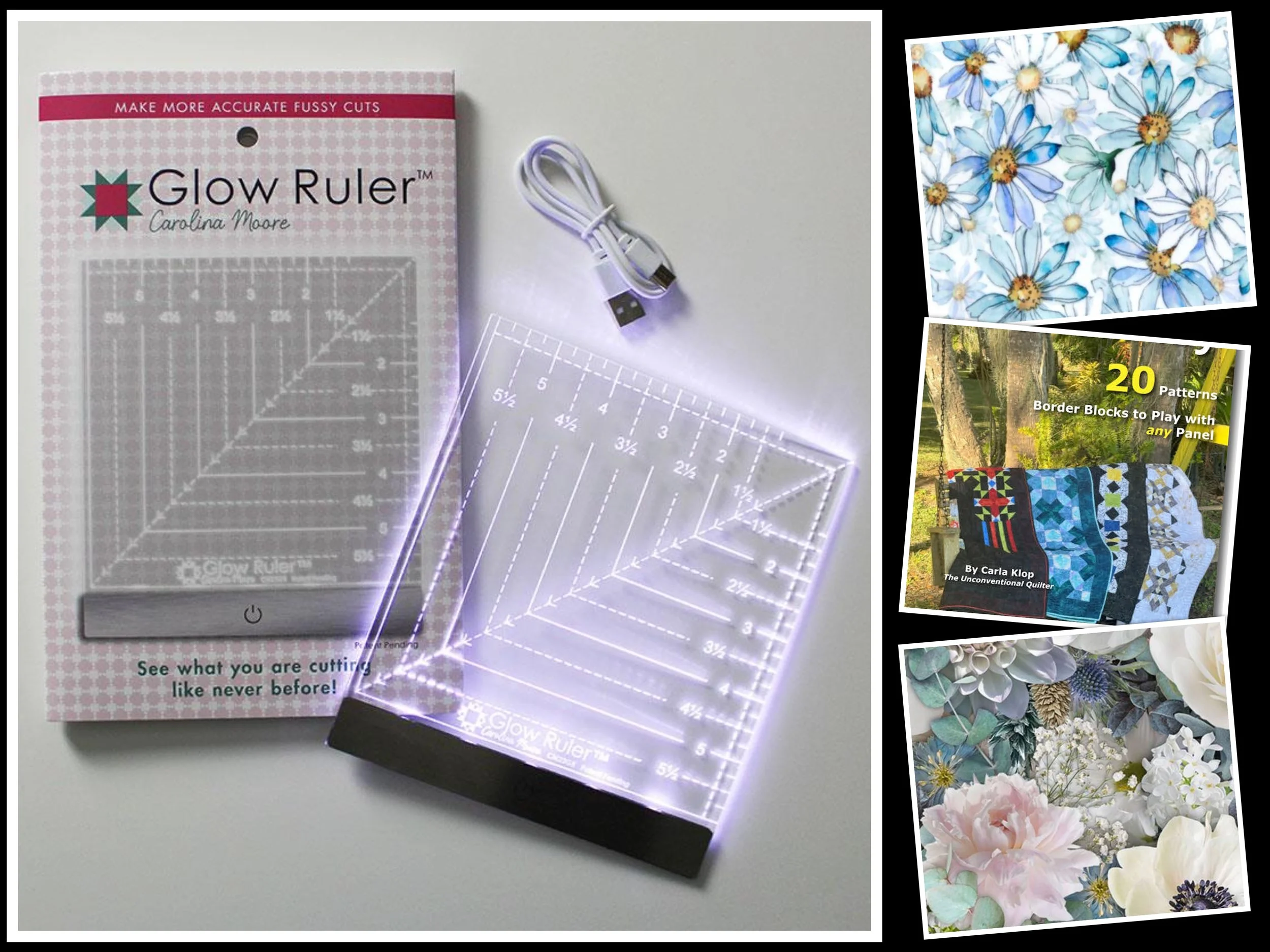 Some of the unusual quilting items I’ve seen since coming back